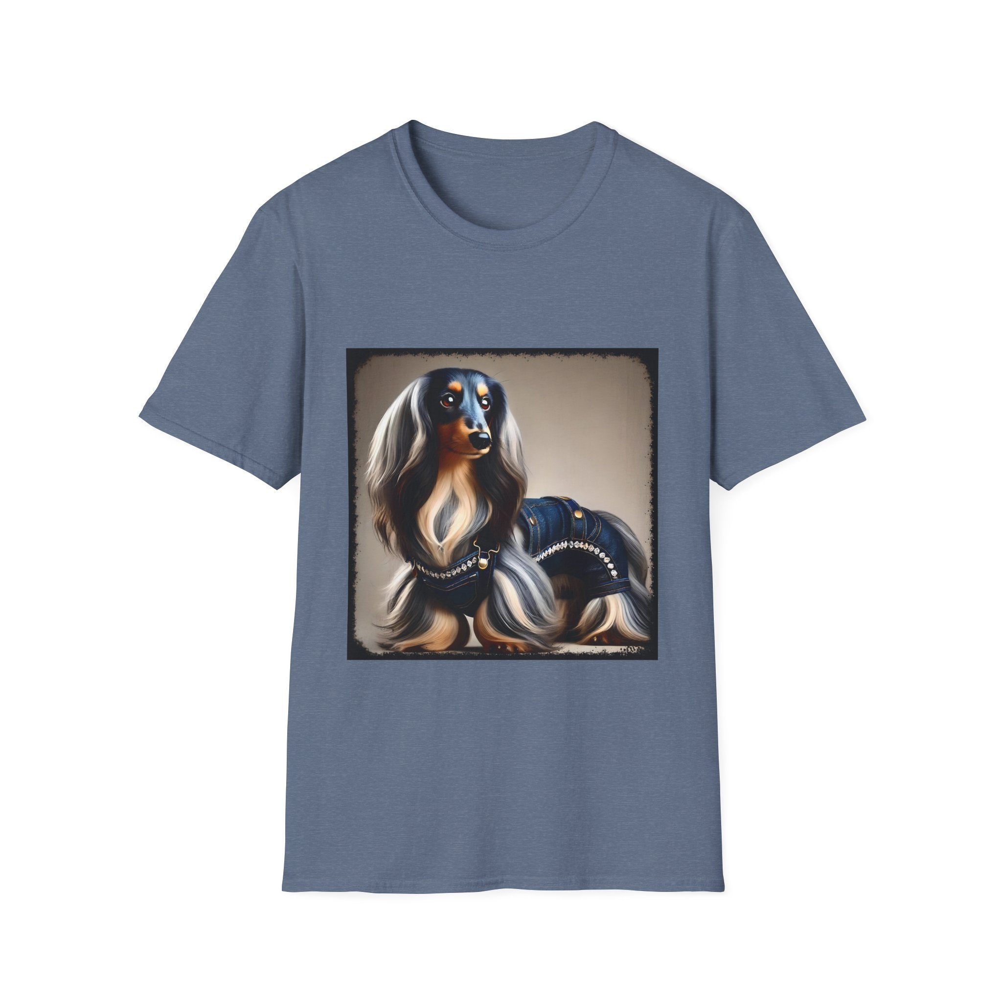 Dachshund Denim Diva | Unisex Dog T-Shirt