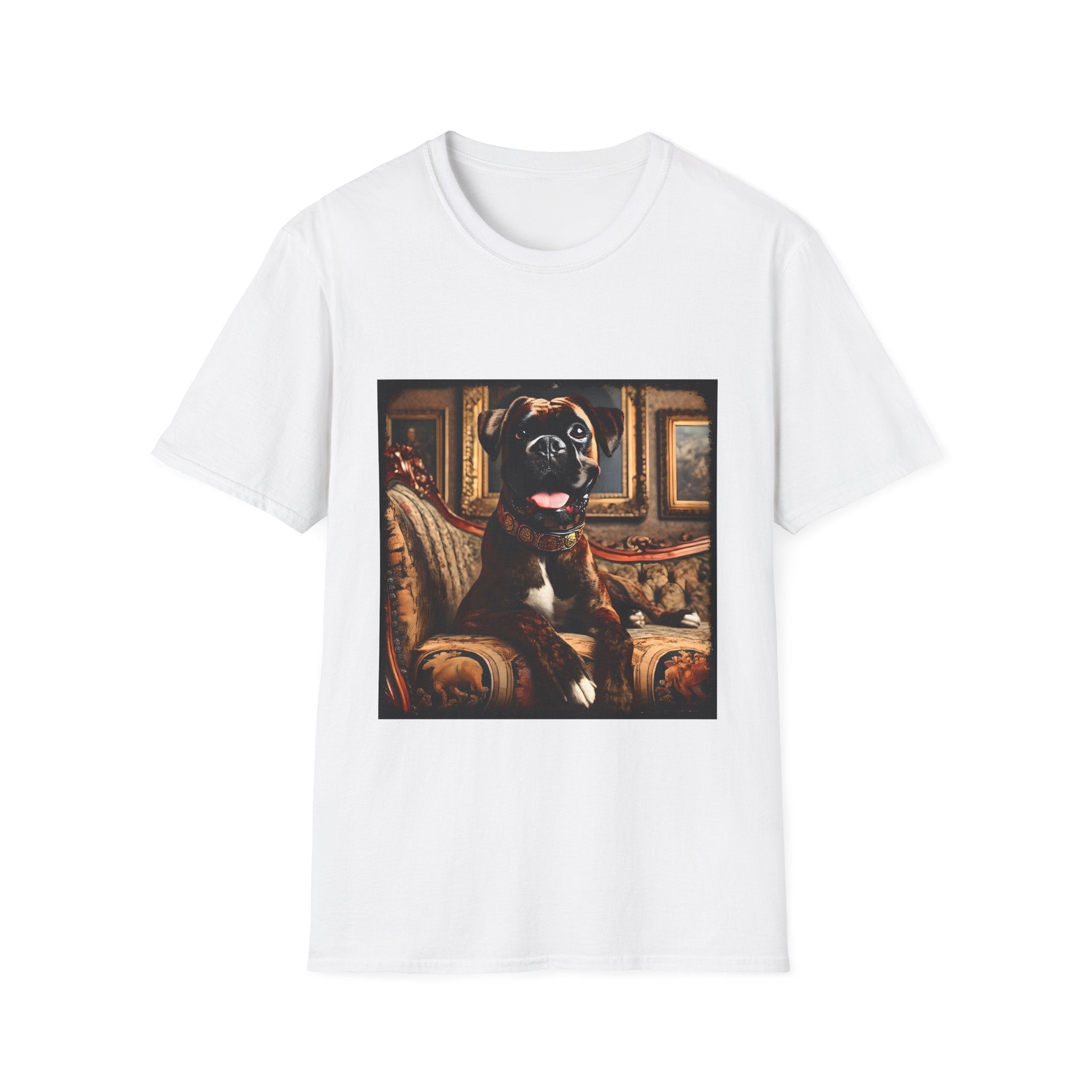 Boxer Happy Regal | Unisex Dog T-Shirt