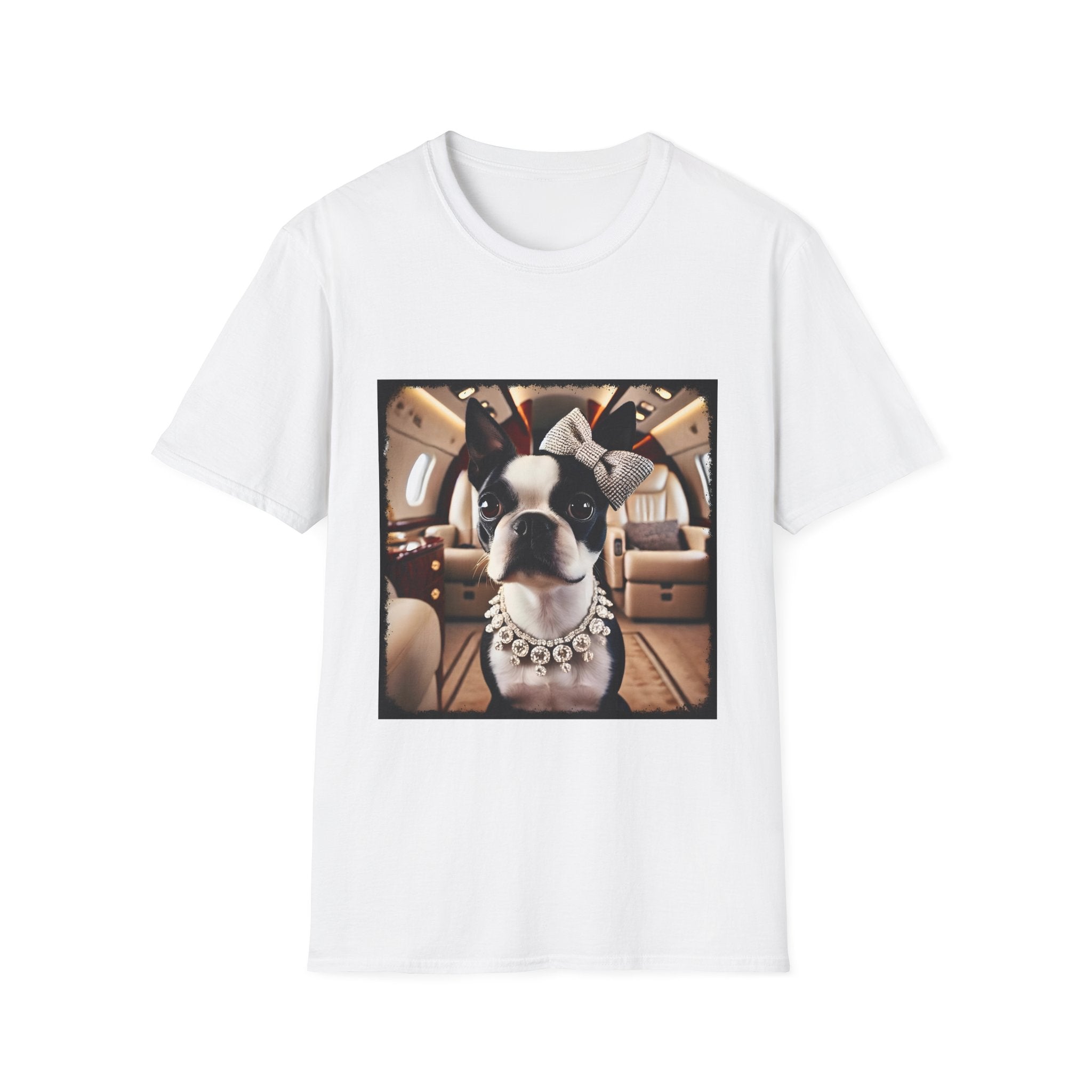 Boston Terrier Jet Setter | Unisex Dog T-Shirt