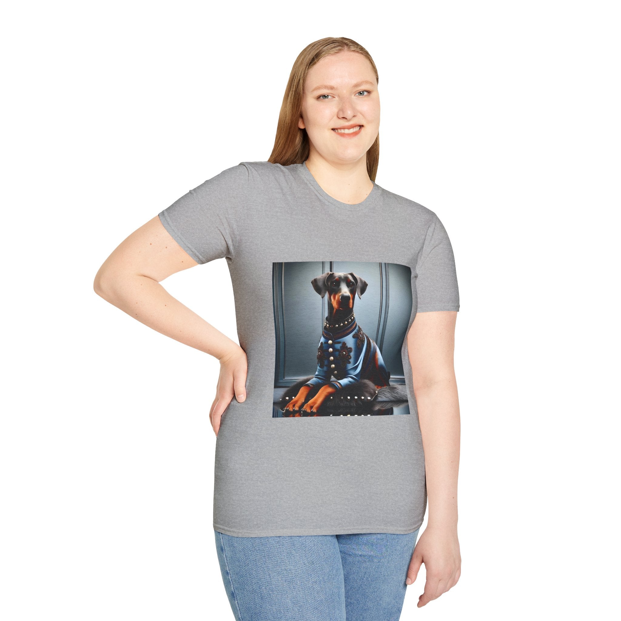 Doberman Pinscher Blue Belle | Unisex Dog T-Shirt