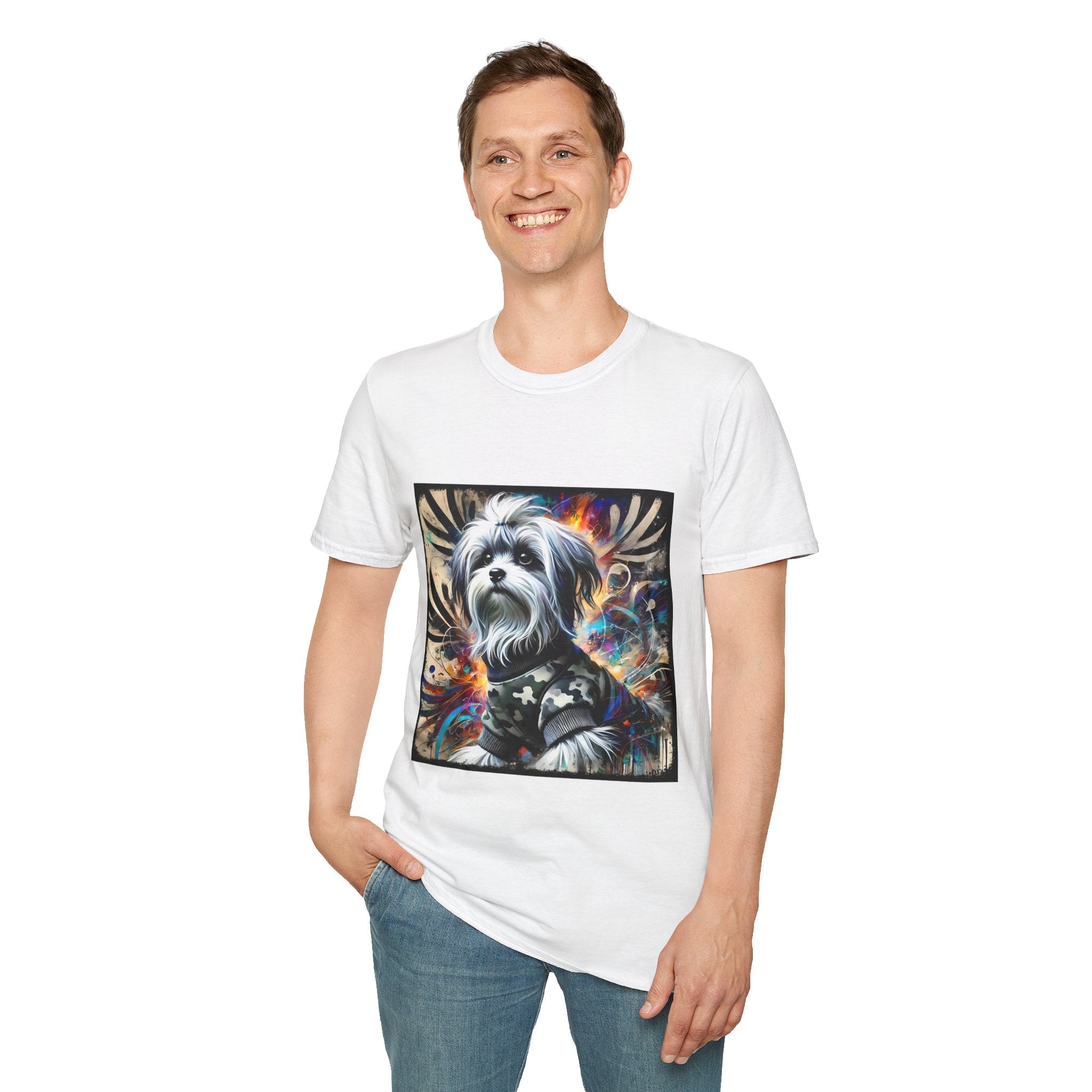 Maltese Bold Armor Classic | Unisex Dog T-Shirt