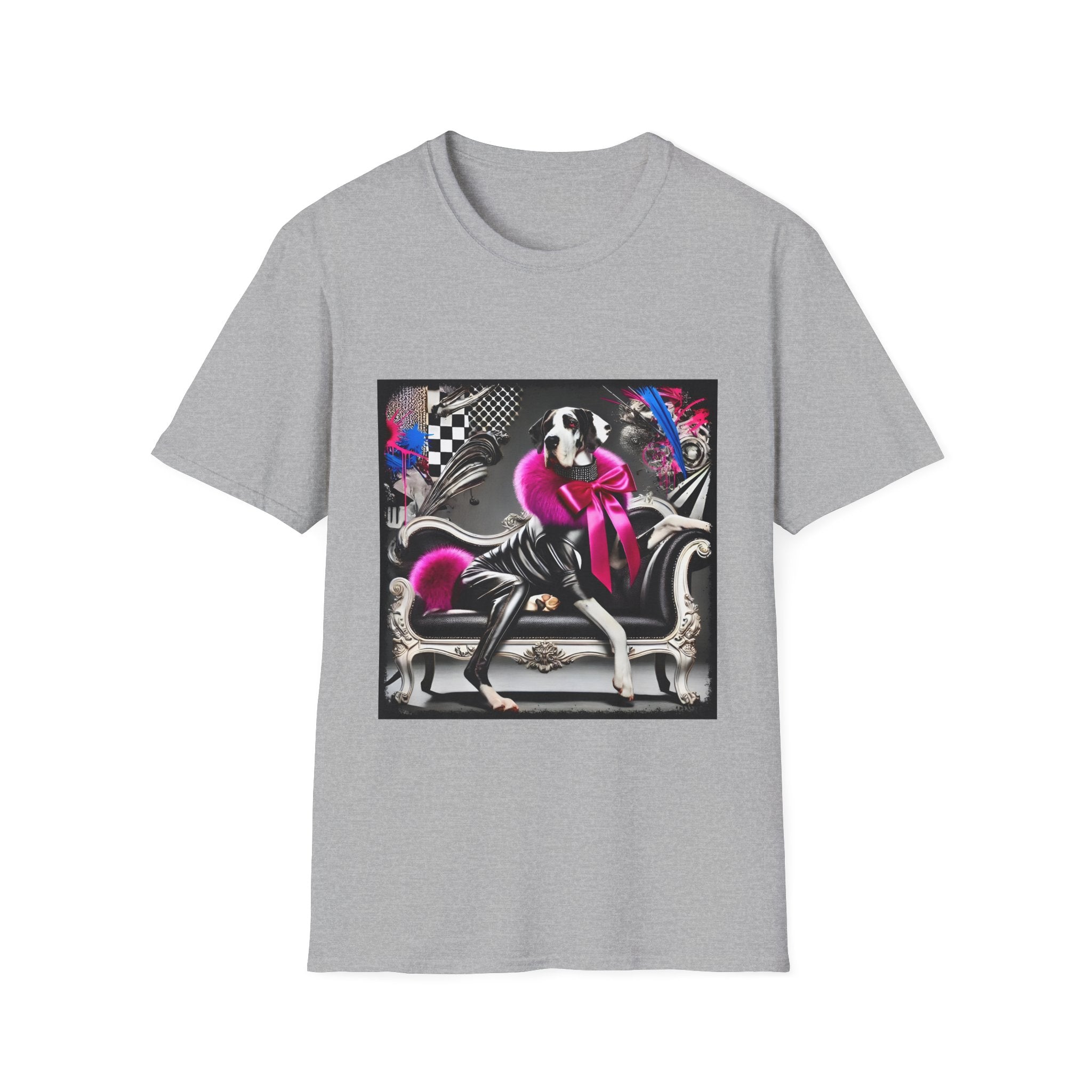 Great Dane Rock Chic | Unisex Dog T-Shirt