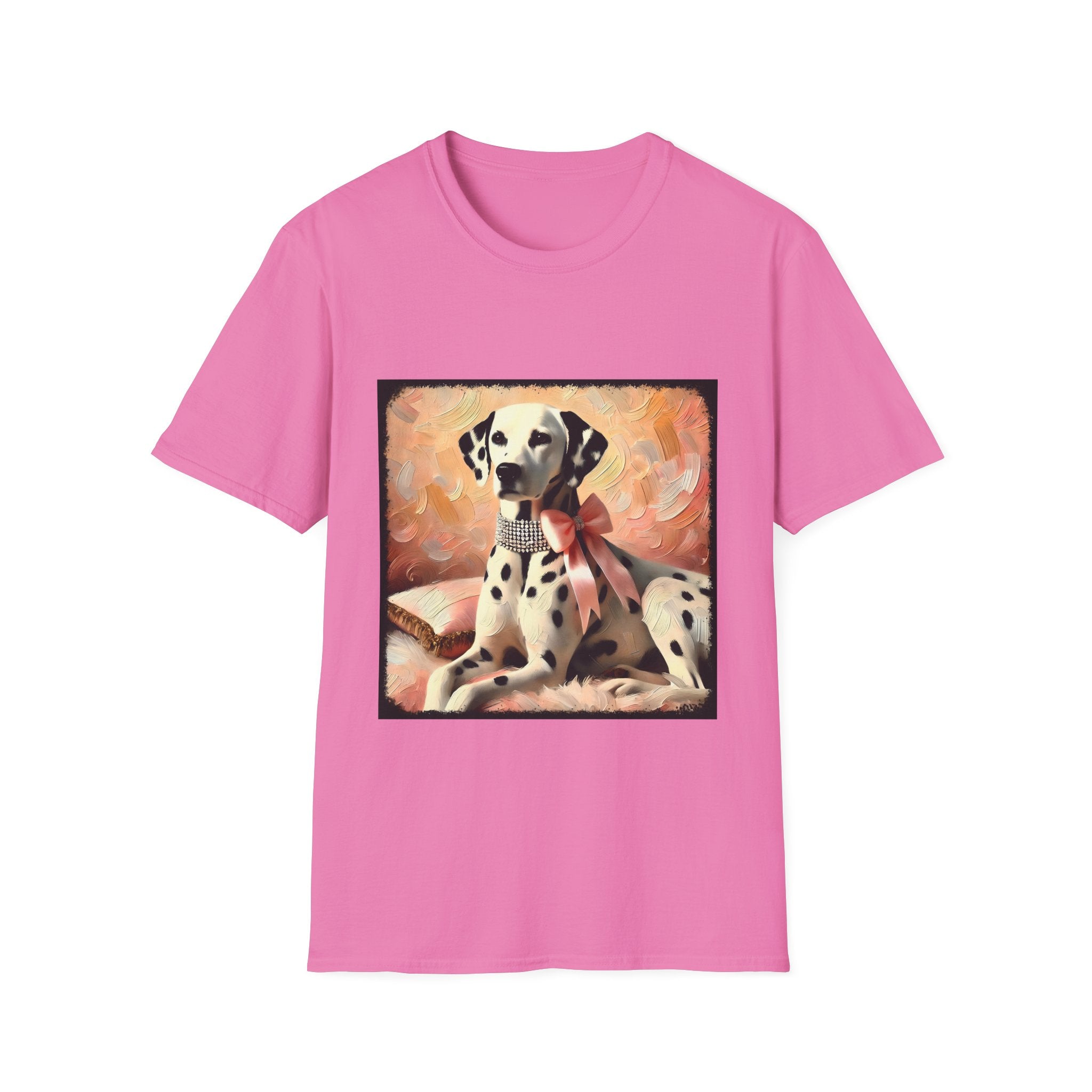 Dalmatian Diamond Bow Classic | Unisex Dog T-Shirt