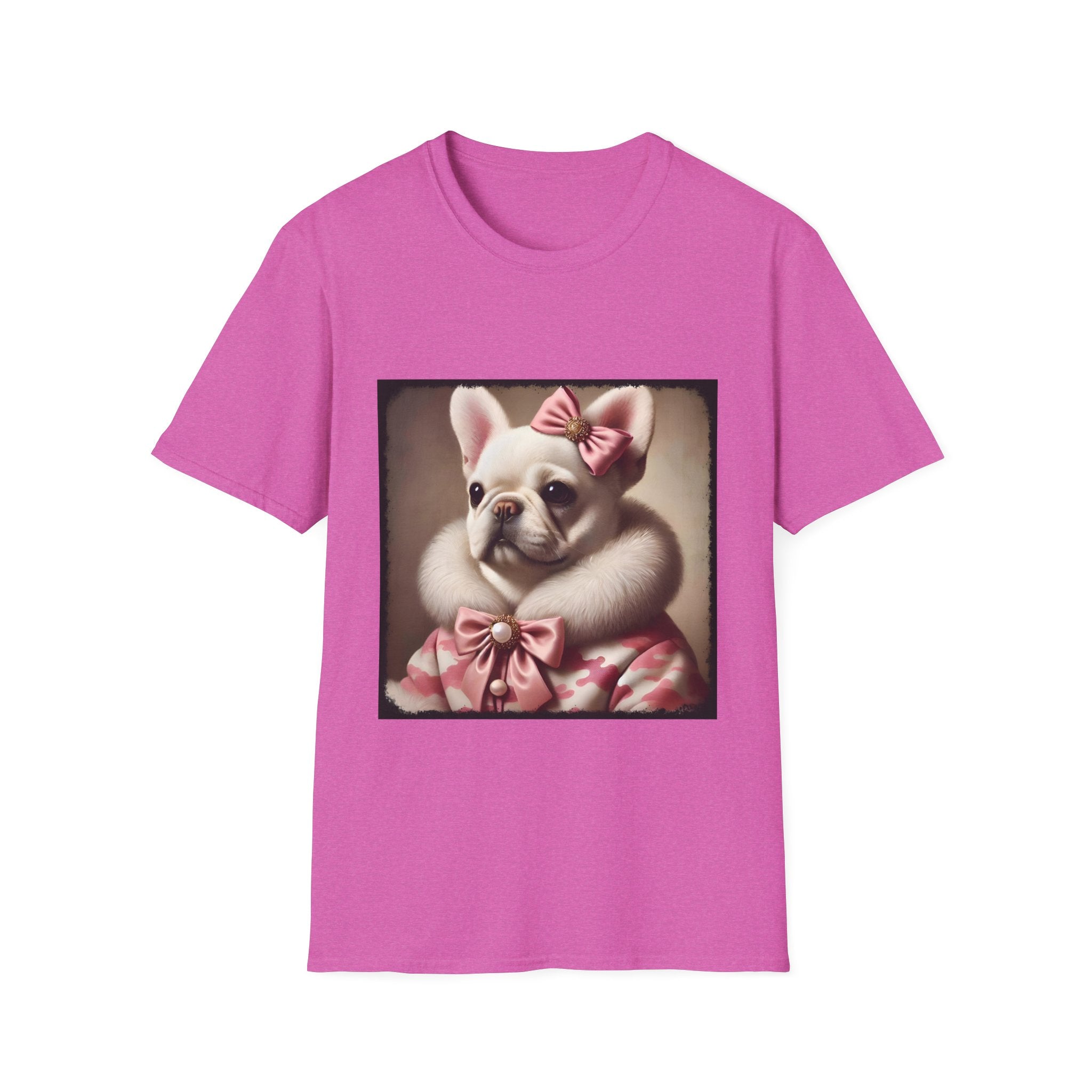 French Bulldog Camo Snow Princess | Unisex Softstyle T-Shirt