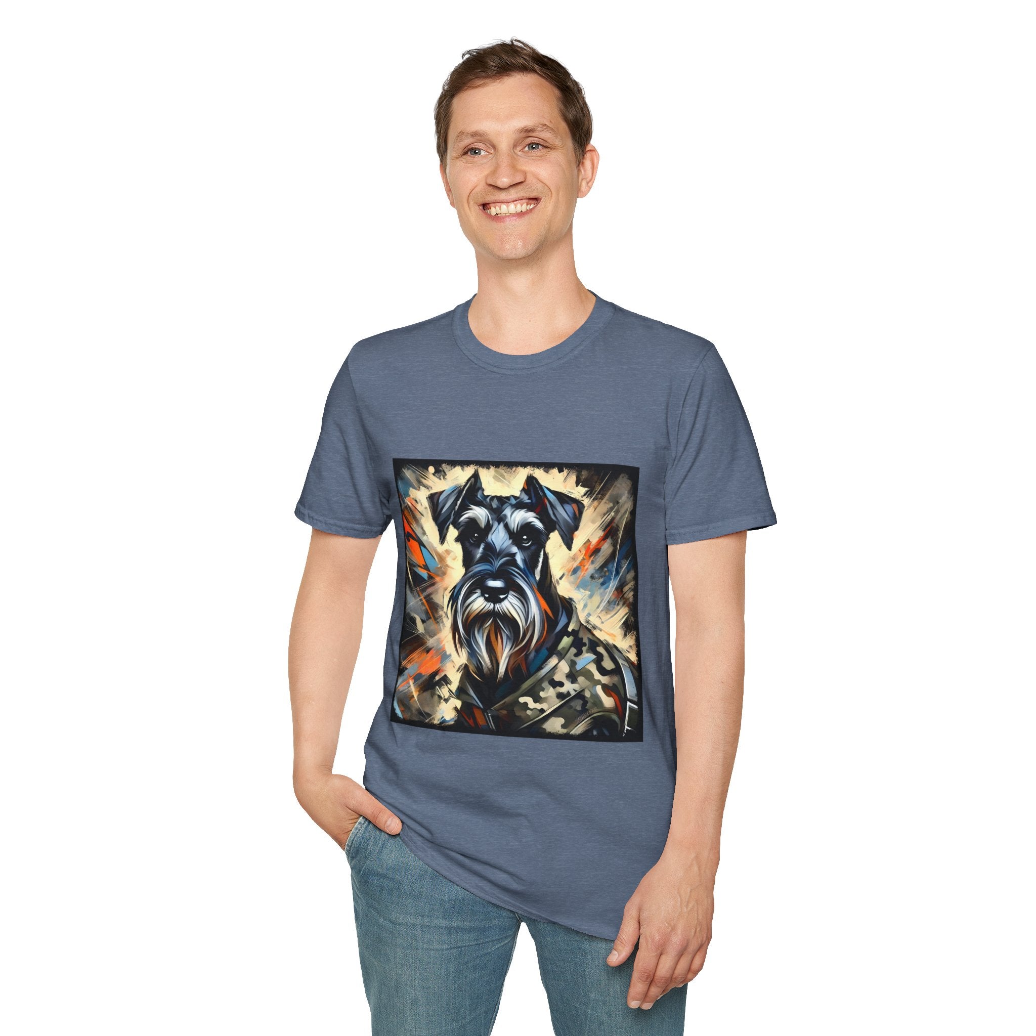 Schnauzer Bold Armor Classic | Unisex Dog T-Shirt