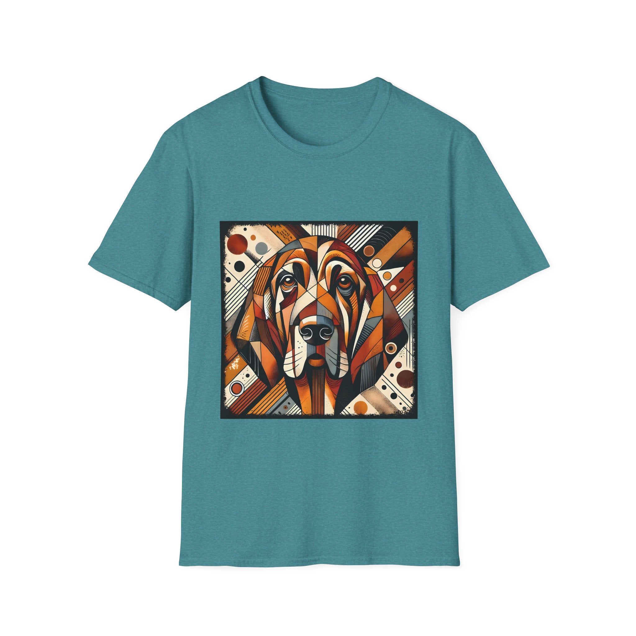 Bloodhound Bold Geometric | Unisex Dog T-Shirt