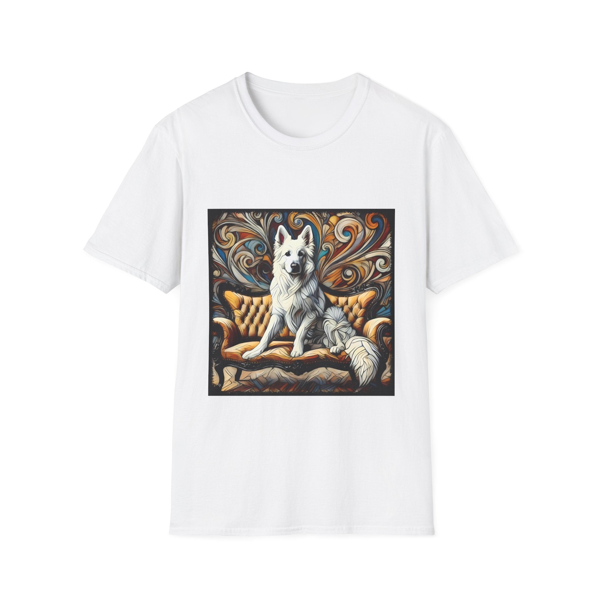 German Shepherd Bold Swirl | Unisex Dog T-Shirt