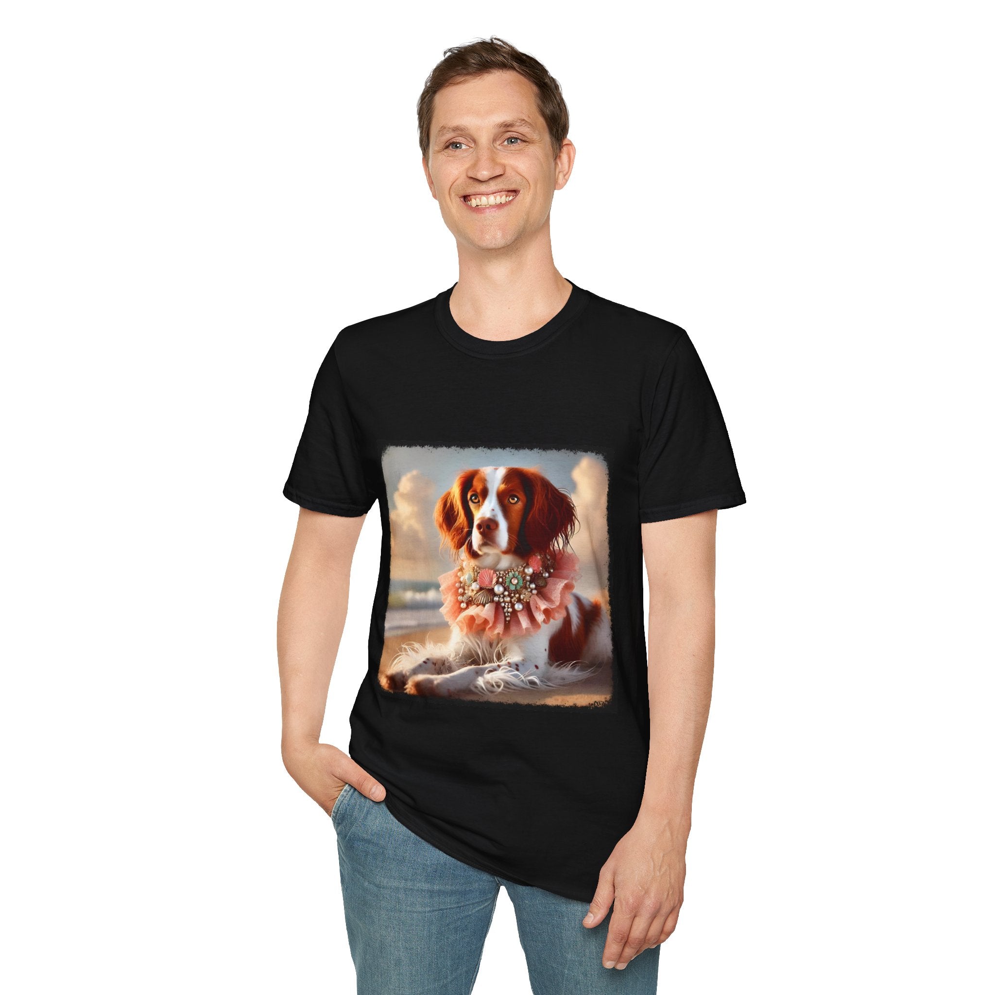 Brittany Beach Beauty | Unisex Dog T-Shirt