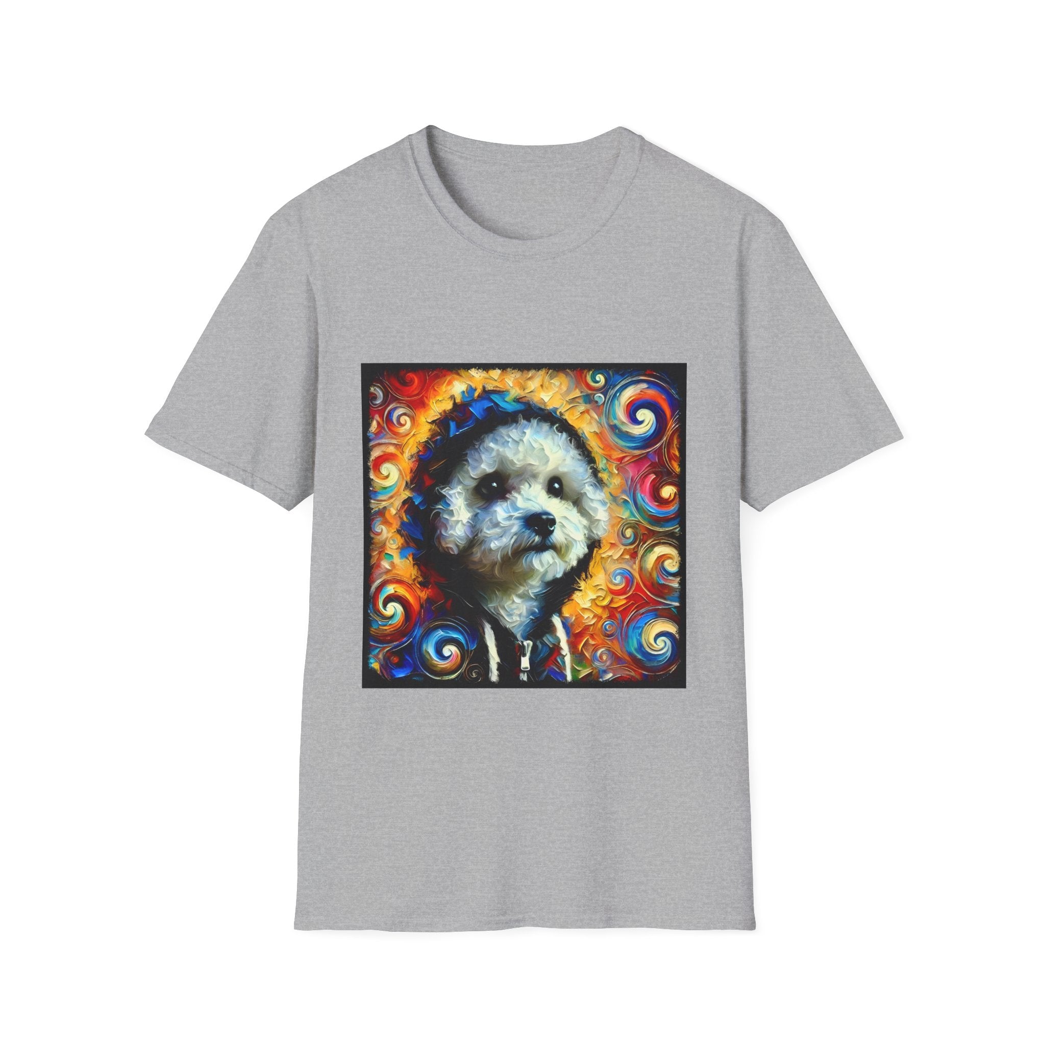 Bichon Frise Urban Swirl | Unisex Dog T-Shirt
