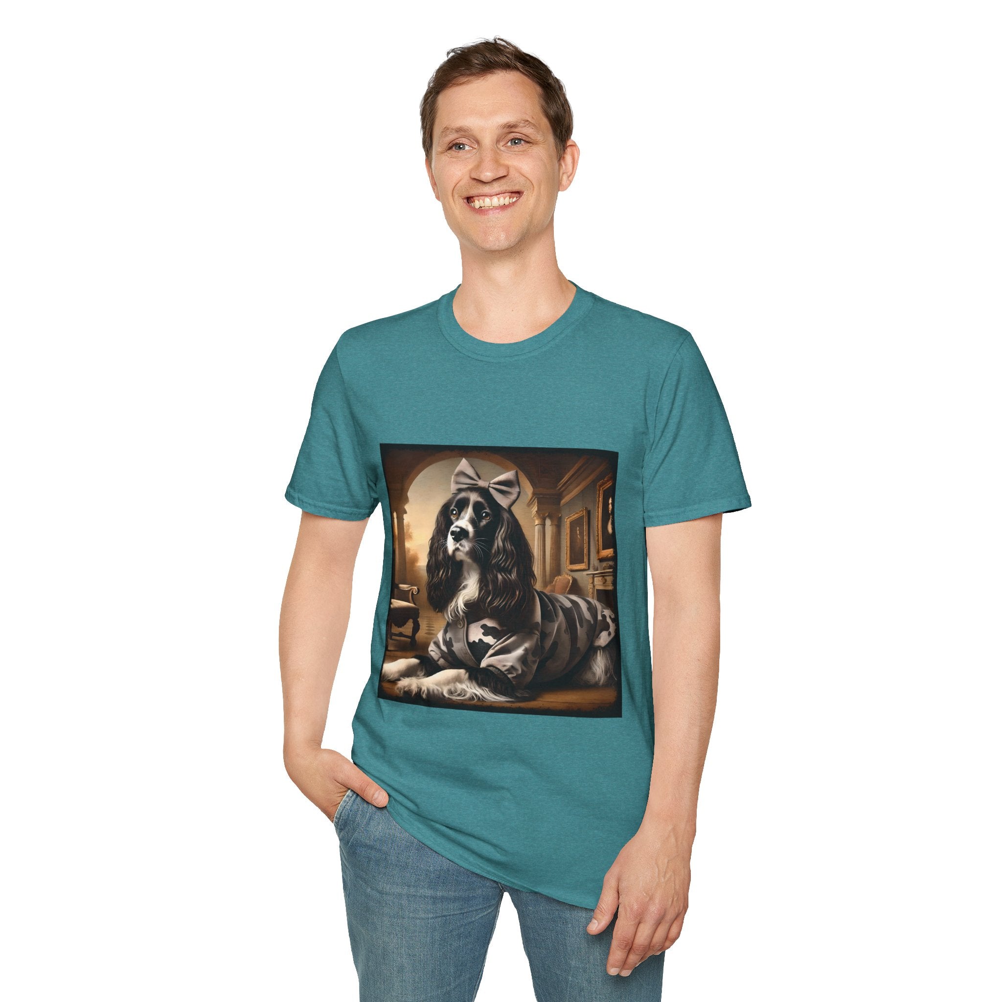 English Springer Spaniel Camo Cutie | Unisex Dog T-Shirt