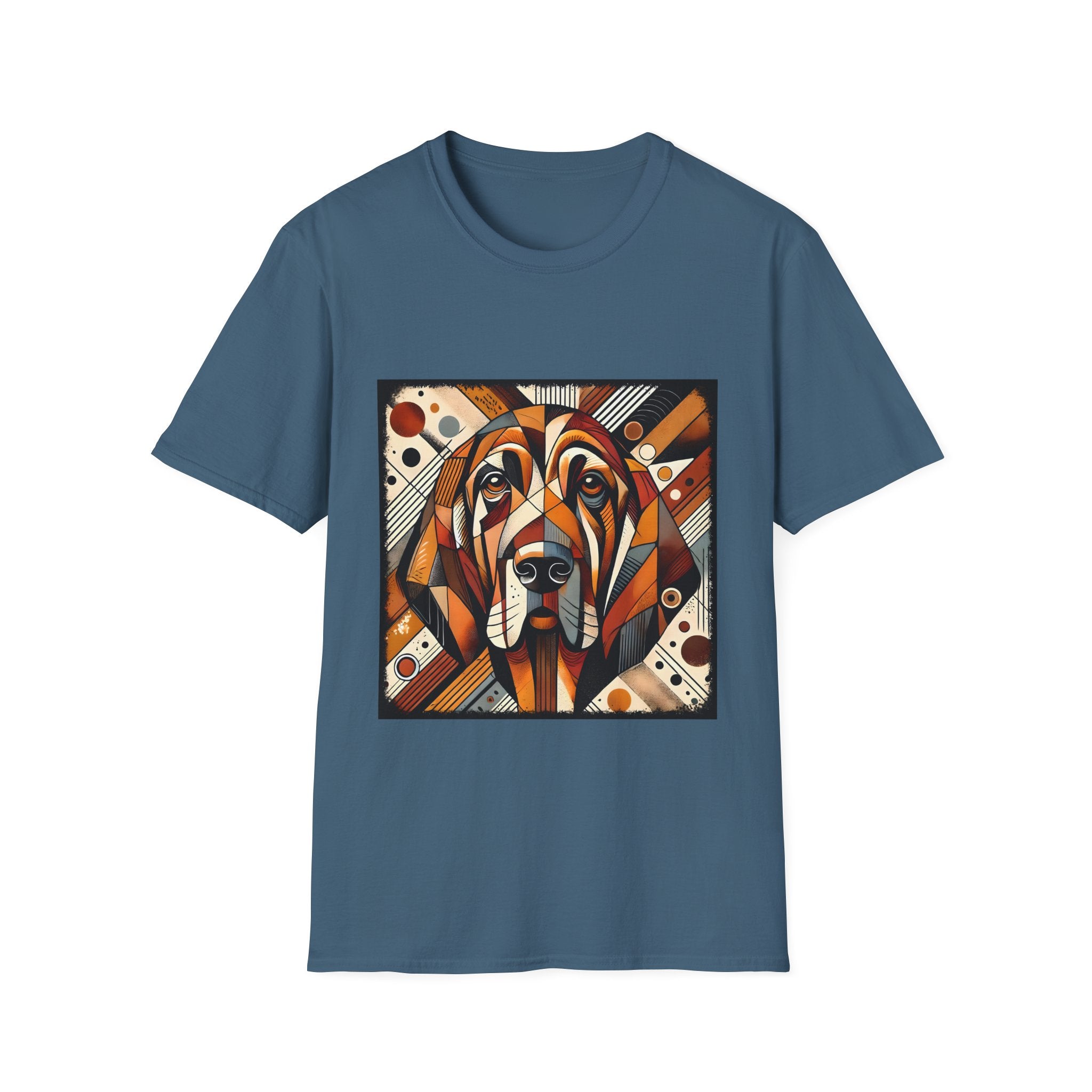 Bloodhound Bold Geometric | Unisex Dog T-Shirt