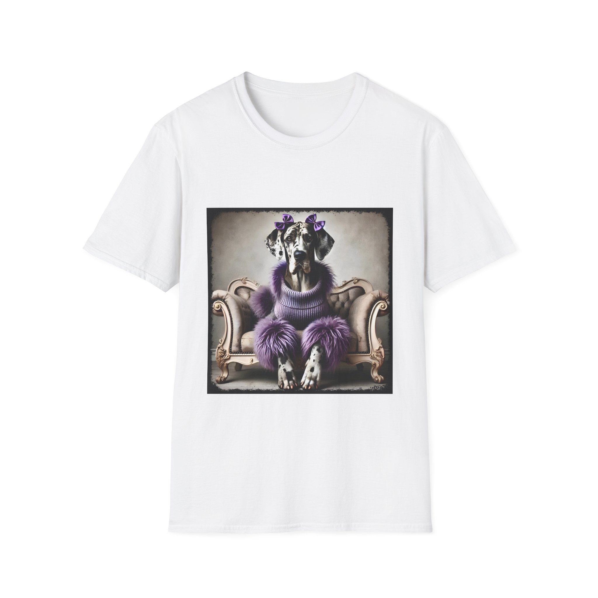 Great Dane Tall Glam | Unisex Dog T-Shirt