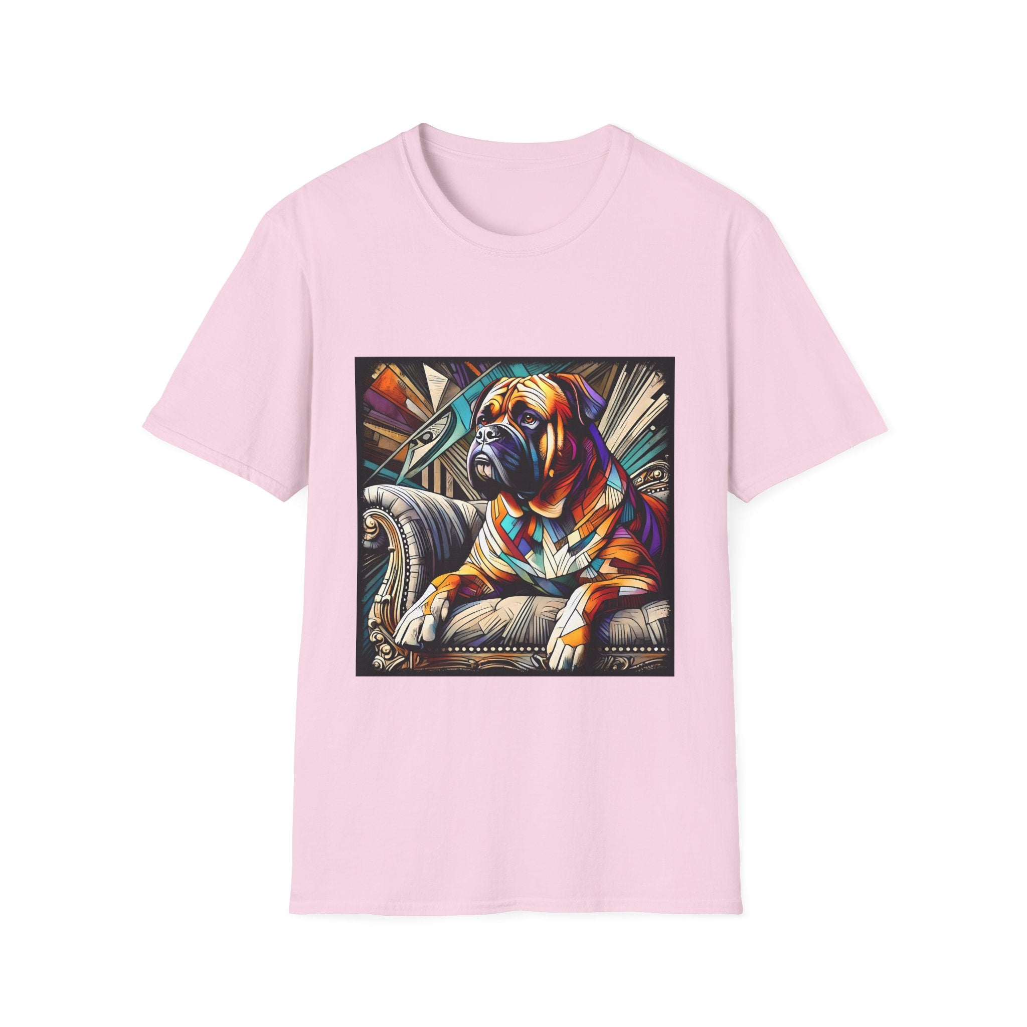 Bullmastiff Vivid Geometric | Unisex Dog T-Shirt