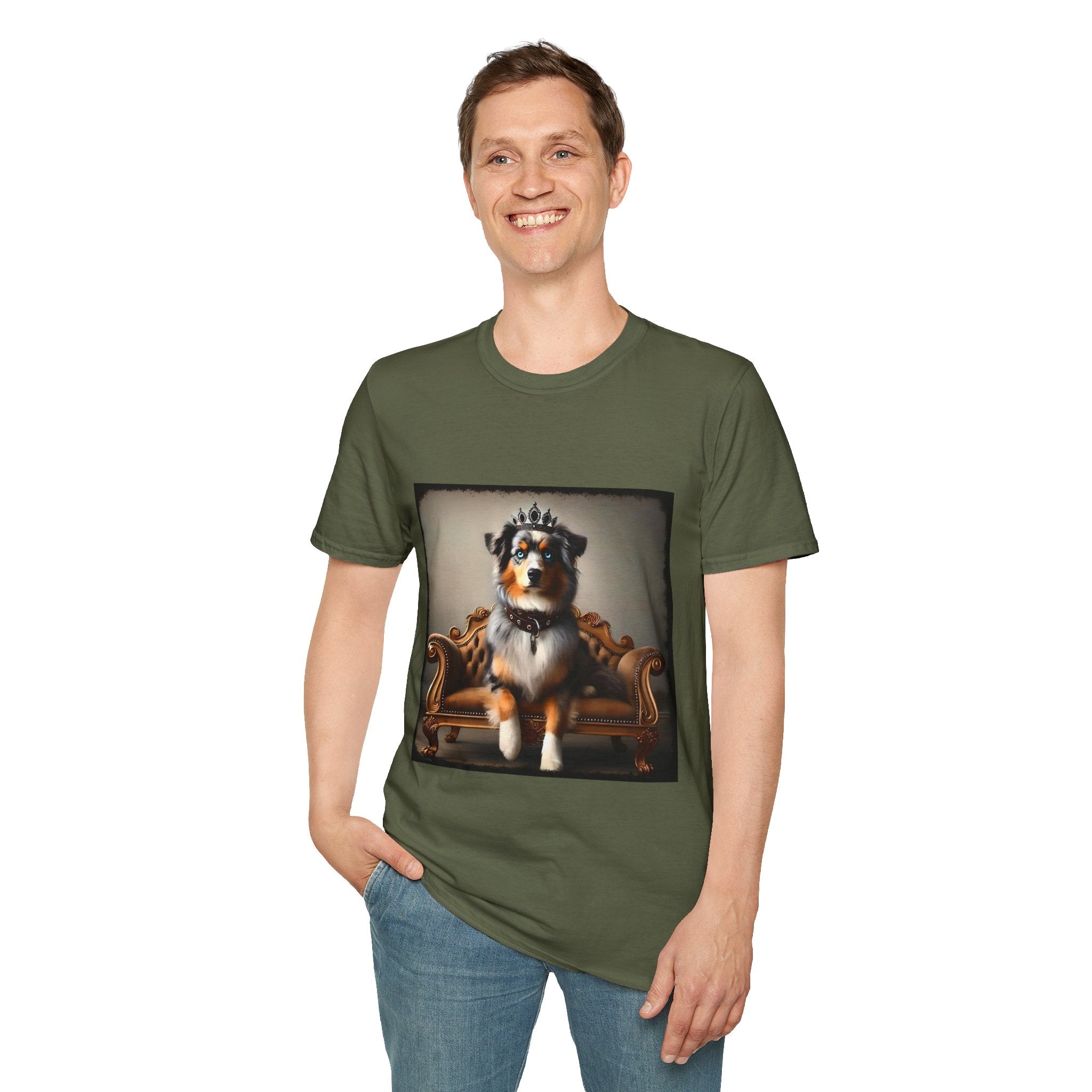 Miniature American Shepherd Crowned Princess | Unisex Dog T-Shirt