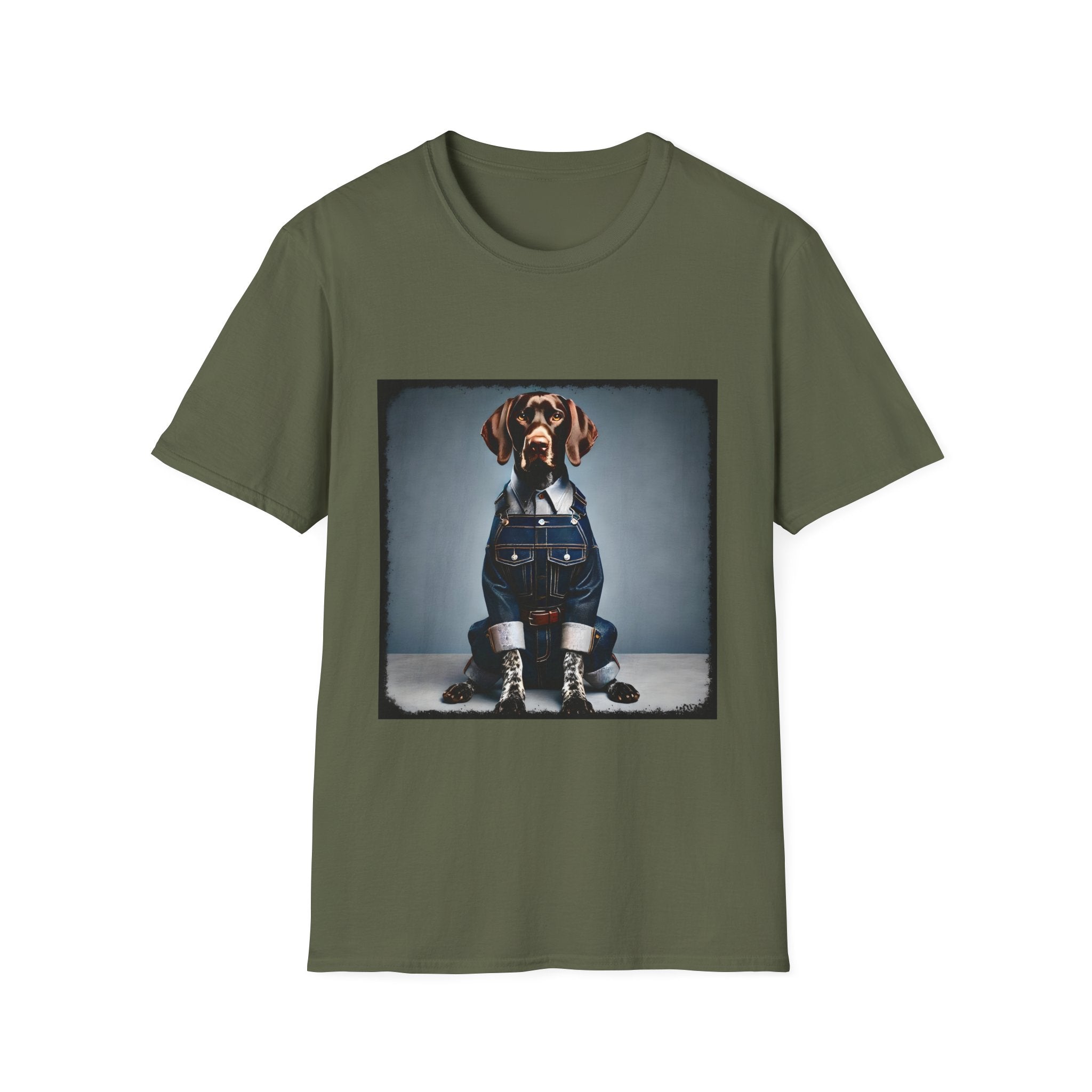 German Shorthaired Pointer Denim Dude | Unisex Dog T-Shirt