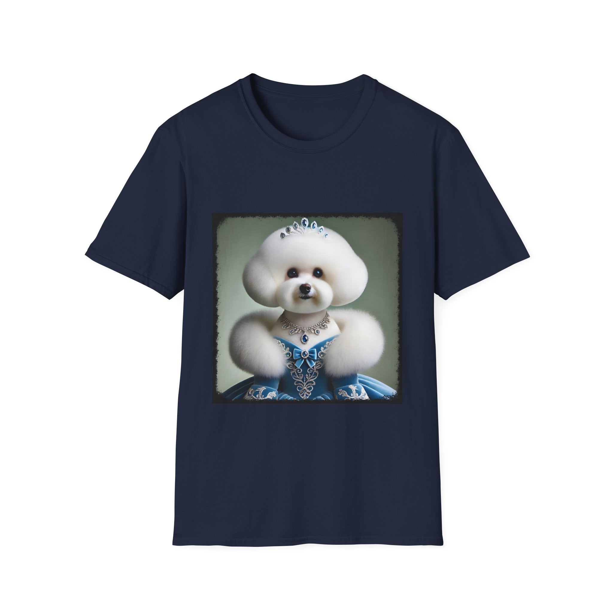 Bichon Frise Blue Belle | Unisex Dog T-Shirt