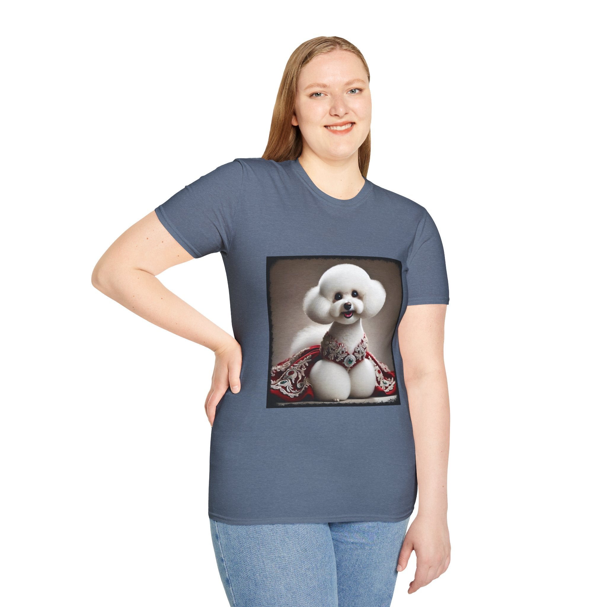 Bichon Frise Crimson Cutie | Unisex Dog T-Shirt