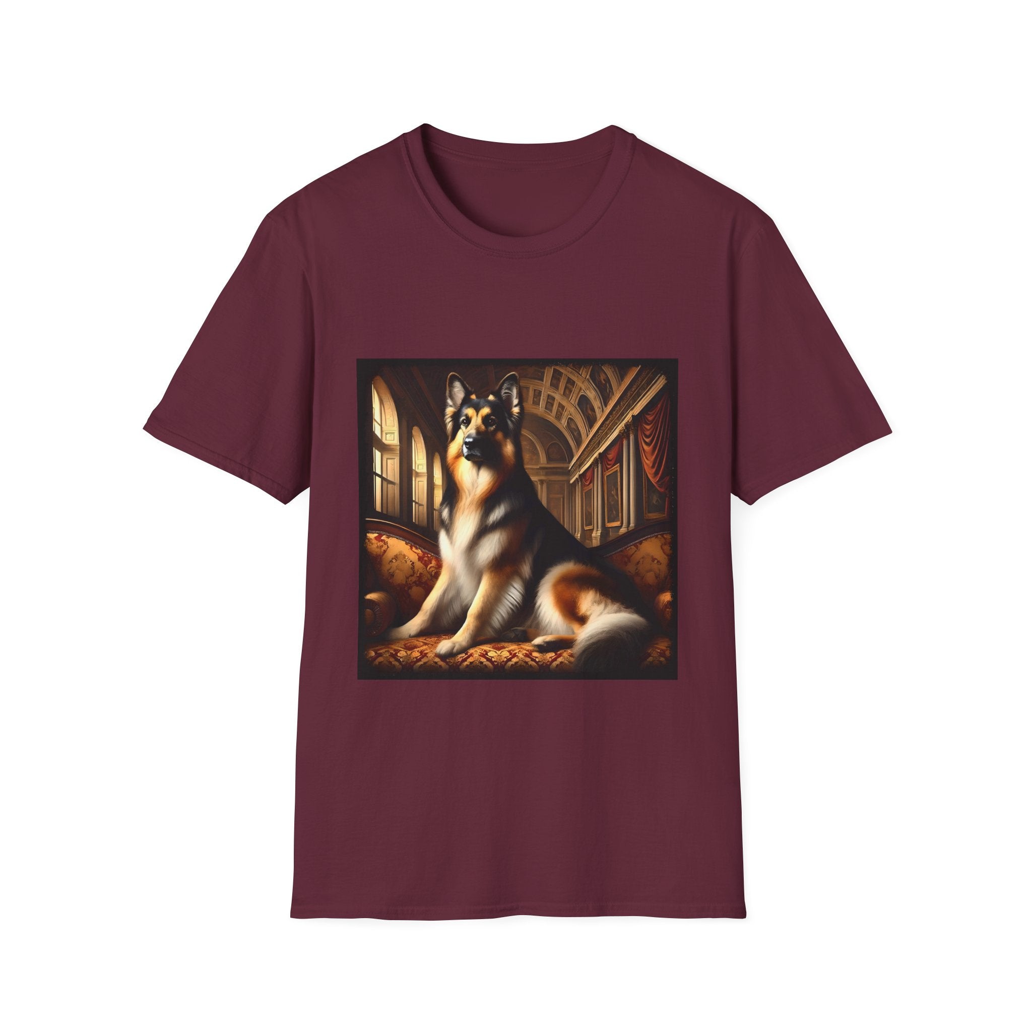 German Shepherd Dashing Duke | Unisex Dog T-Shirt