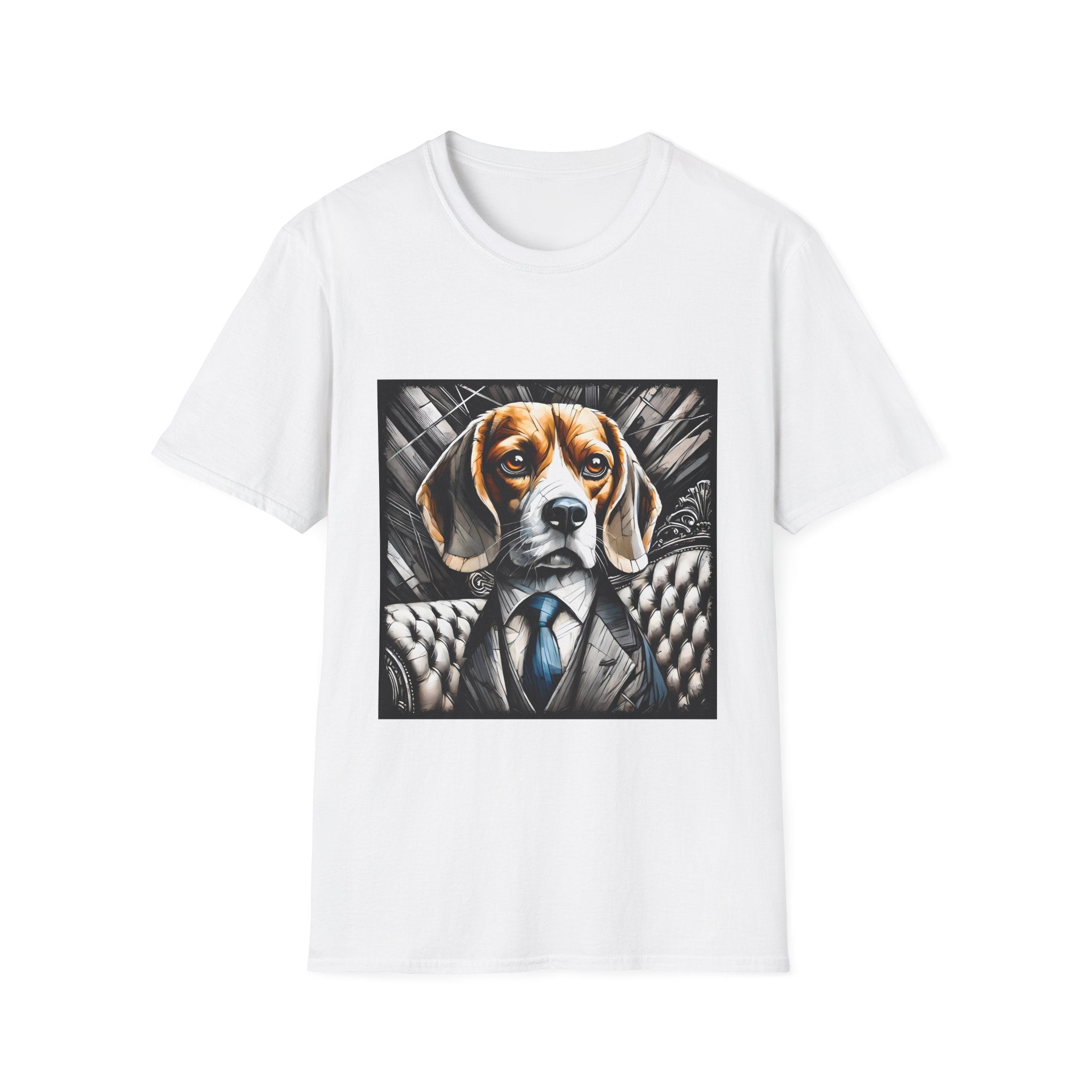 Beagle B&W Bold Eyes | Unisex Dog T-Shirt
