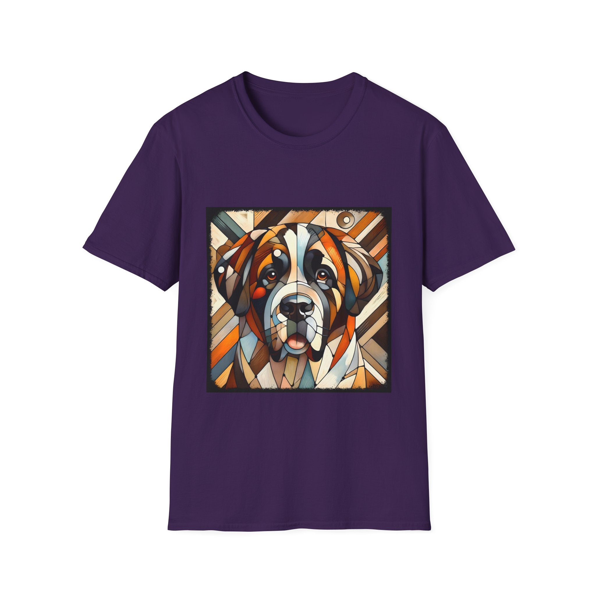 Saint Bernard Bold Geometric | Unisex Dog T-Shirt