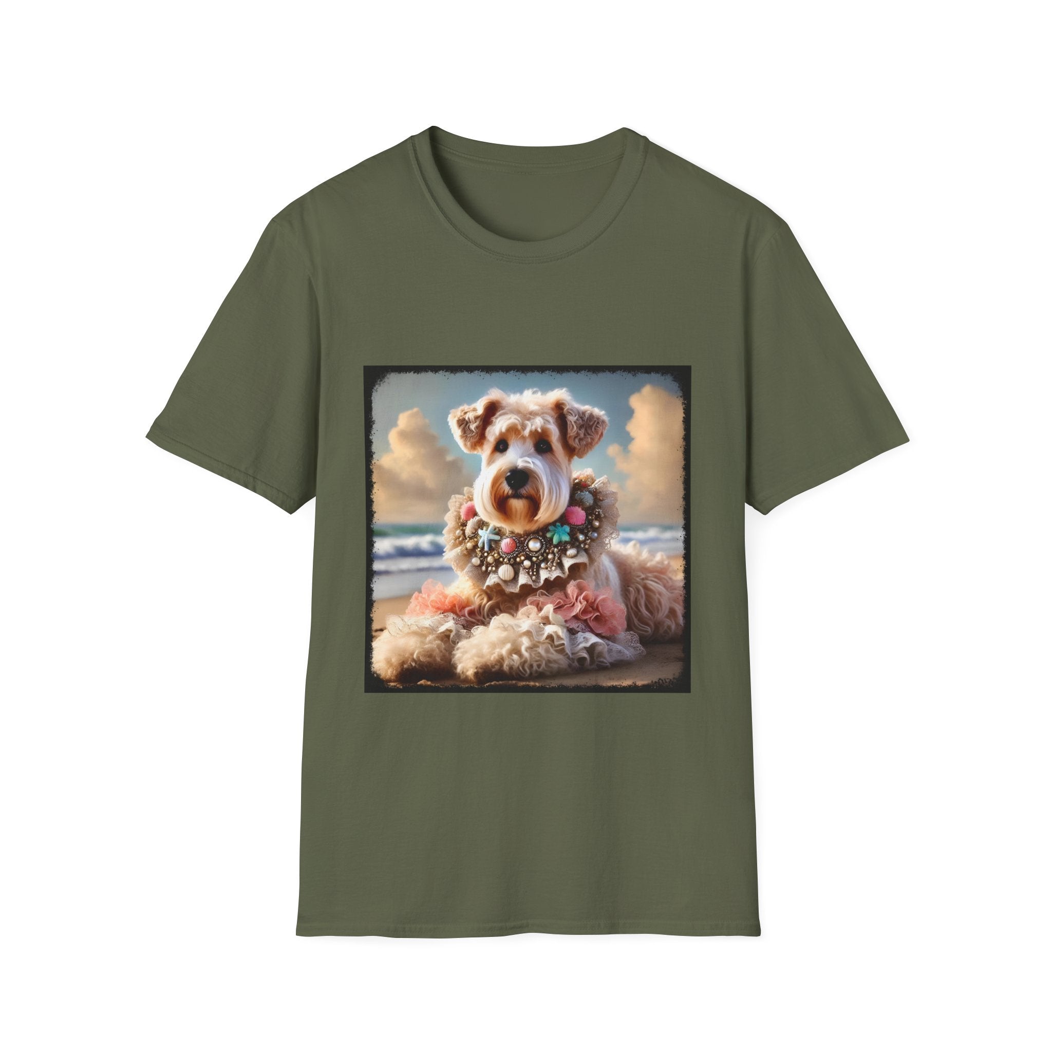 Wheaten Terrier Beach Babe | Unisex Dog T-Shirt