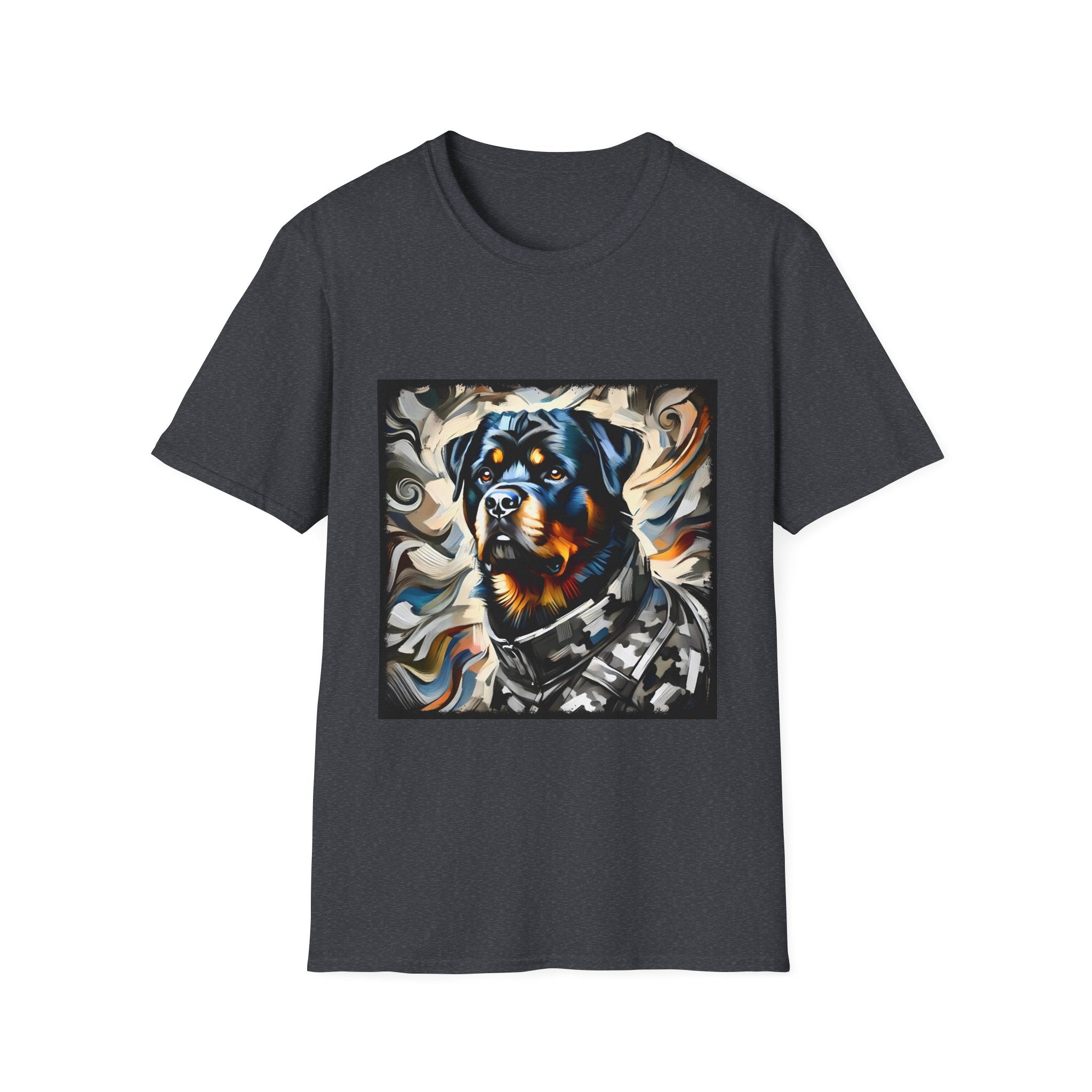 Rottweiler Bold Camo Classic | Unisex Dog T-Shirt