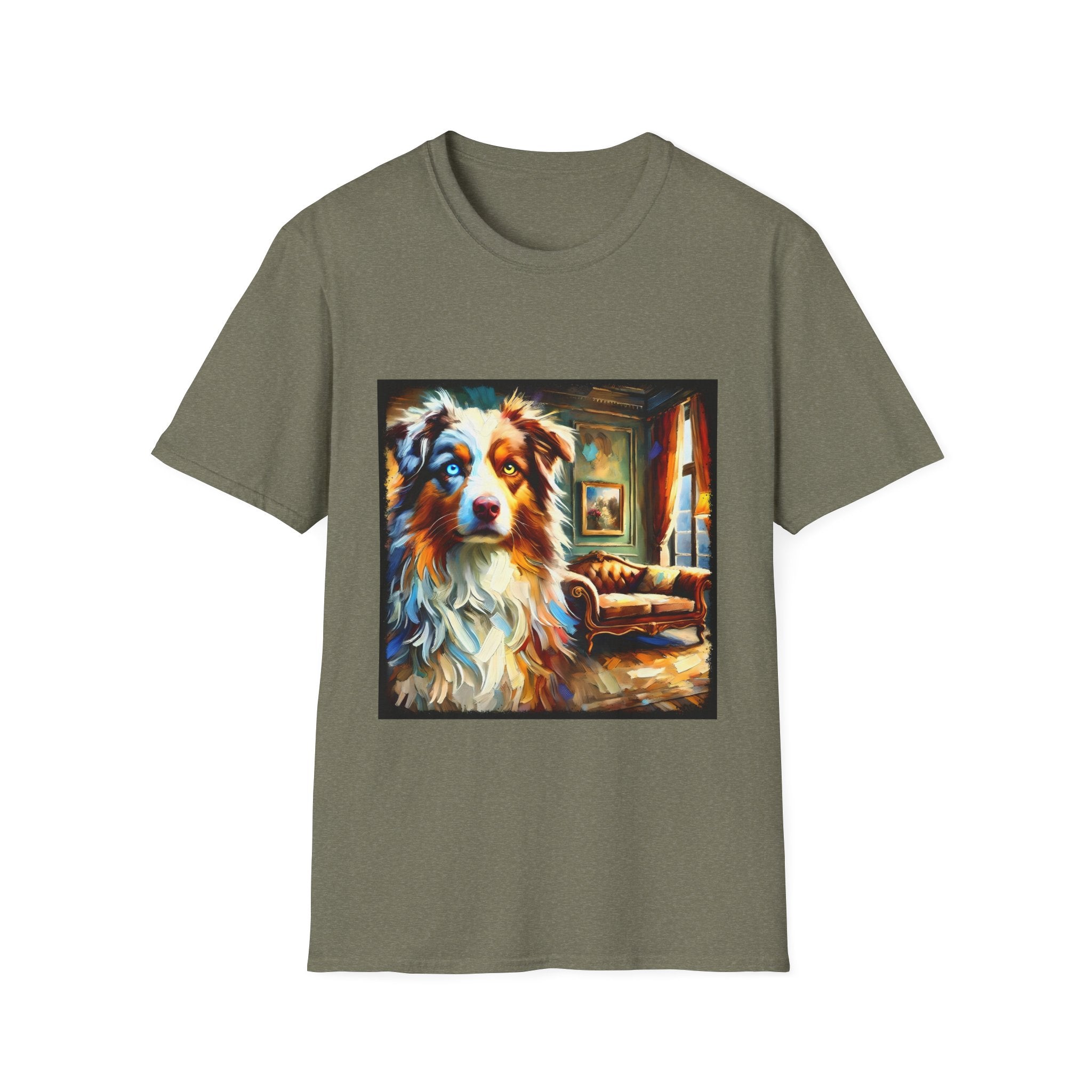 Australian Shepherd Artsy Classic | Unisex Dog T-Shirt
