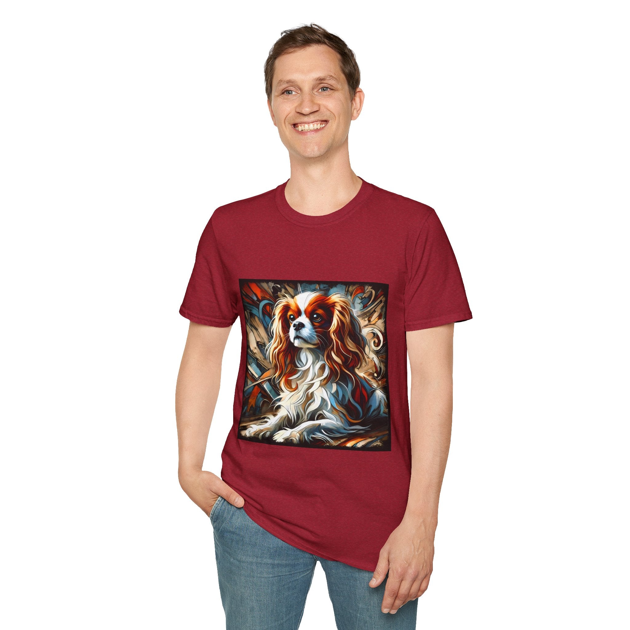 Cavalier King Charles Spaniel Poised Portrait | Unisex Dog T-Shirt