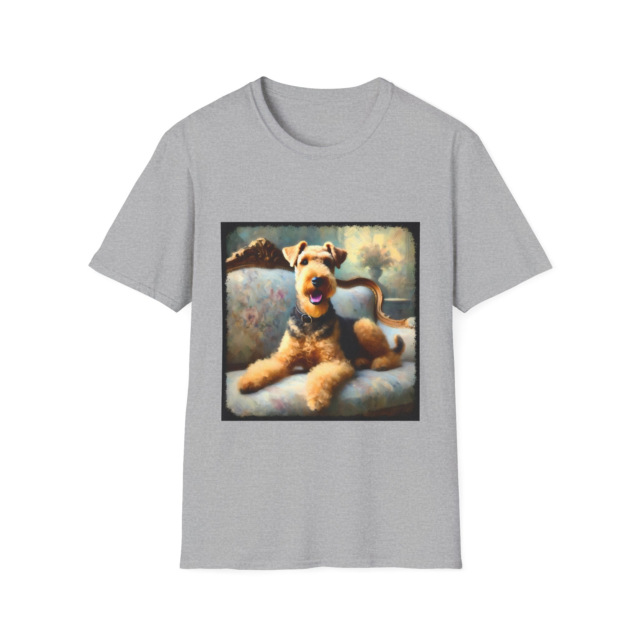 Airedale Terrier Classic Portrait | Unisex Dog T-Shirt