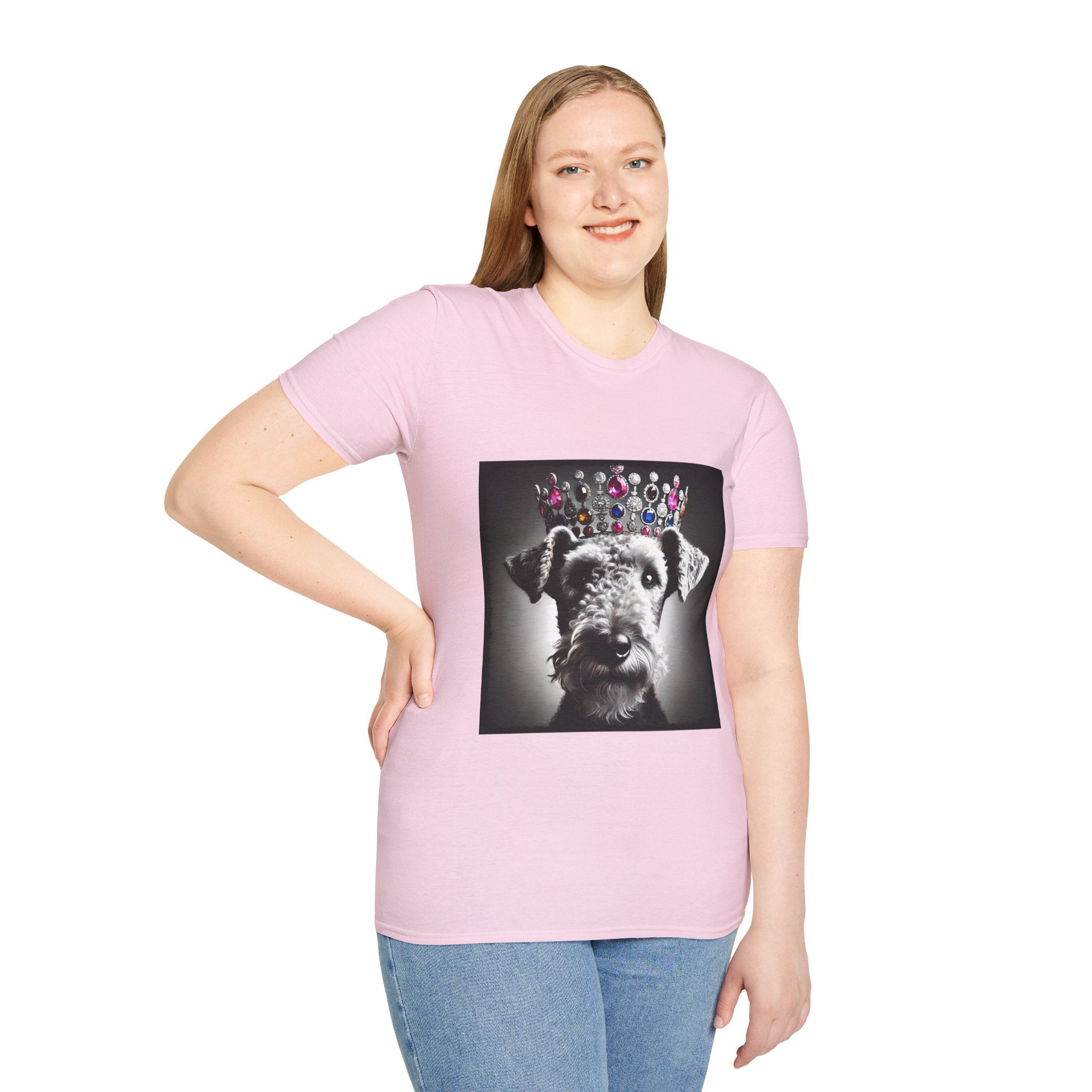 Airedale Terrier Iconic Princess | Unisex Dog T-Shirt