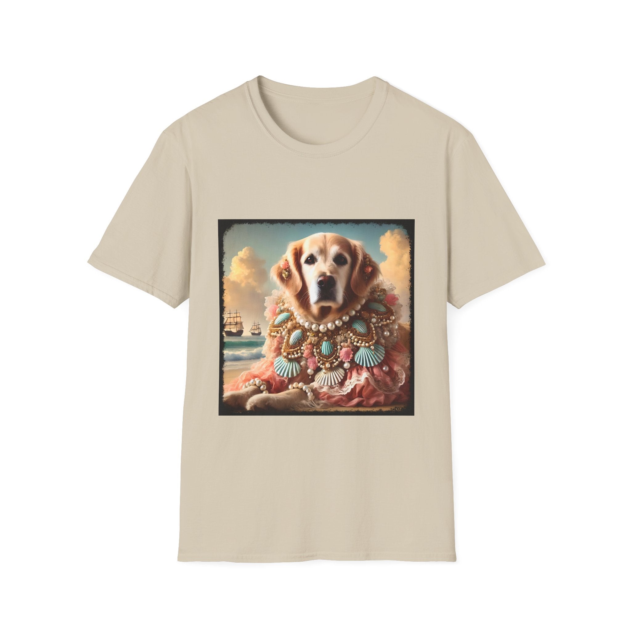 Golden Retriever Beach Beauty | Unisex Dog T-Shirt