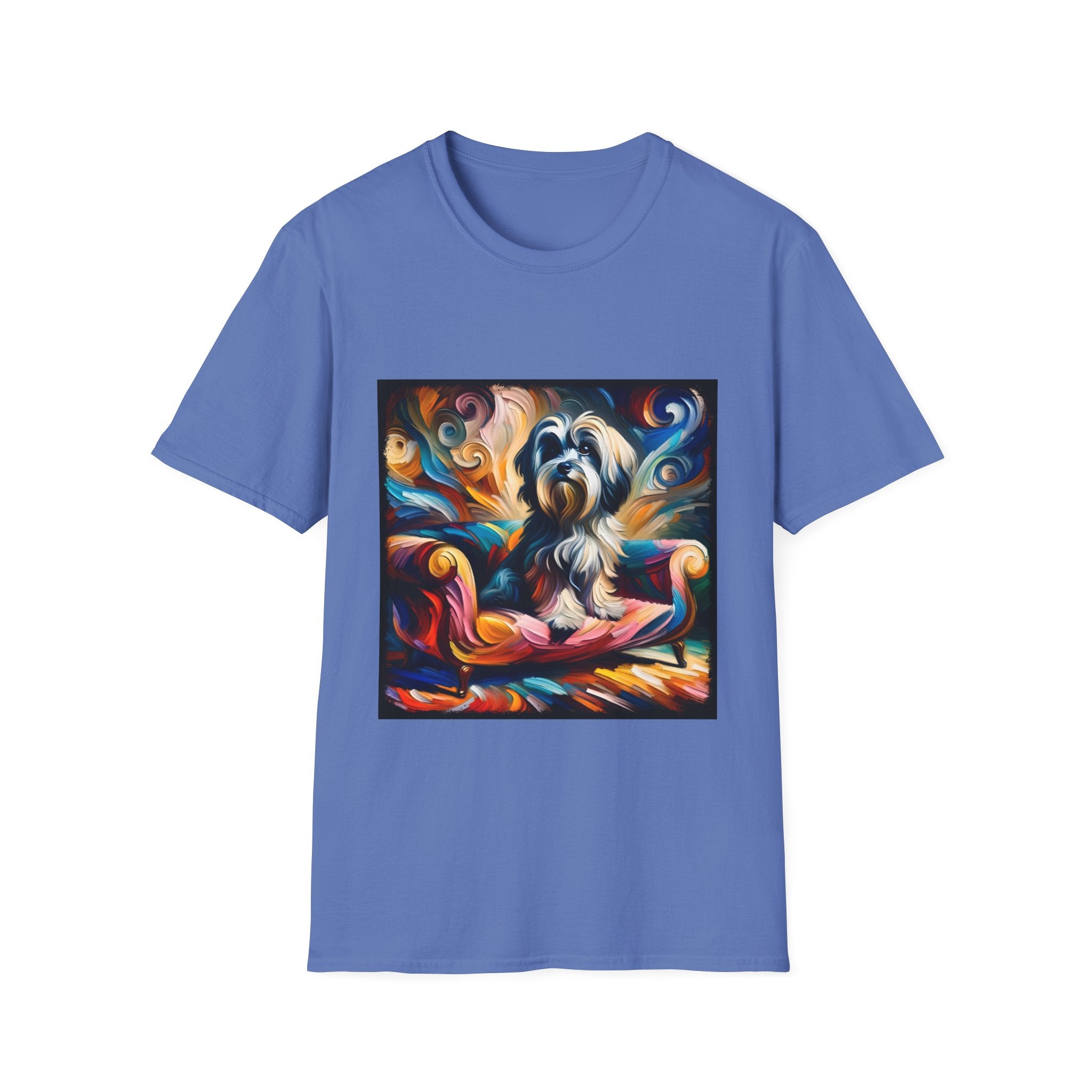 Havanese Blaze Swirl |  Unisex Dog T-Shirt