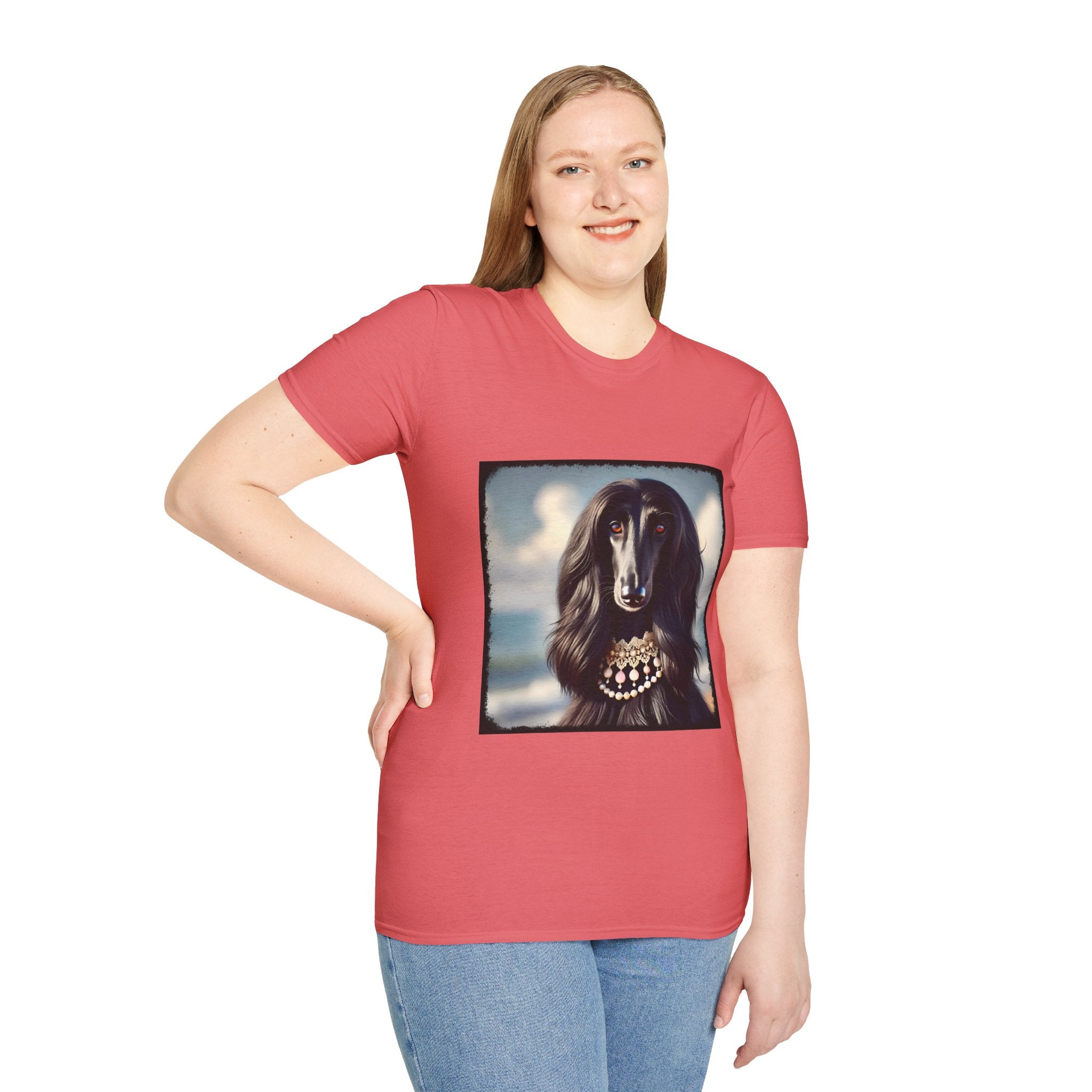 Afghan Hound Beach Bombshell | Unisex Dog T-Shirt