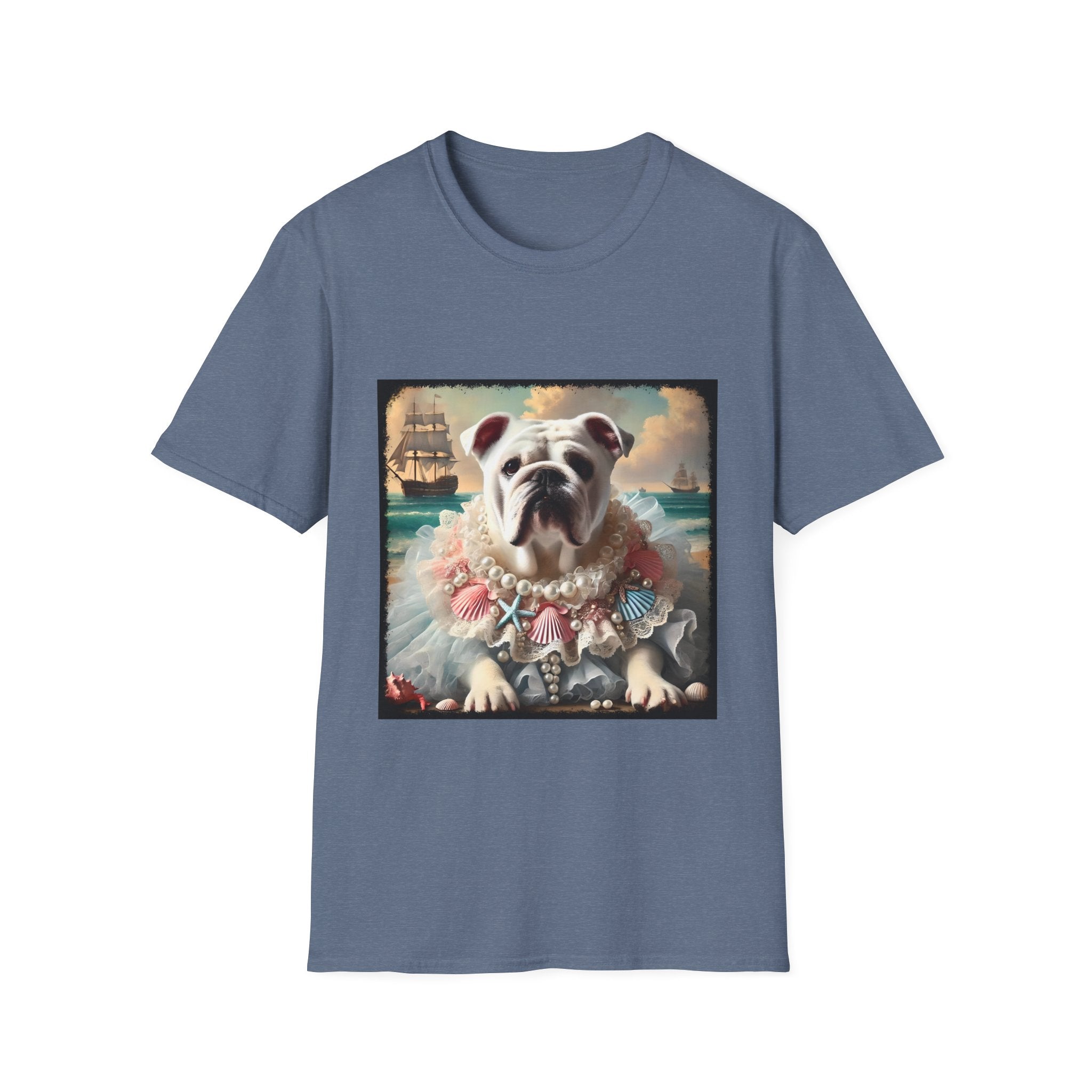 Bulldog Beach Babe | Unisex Dog T-Shirt