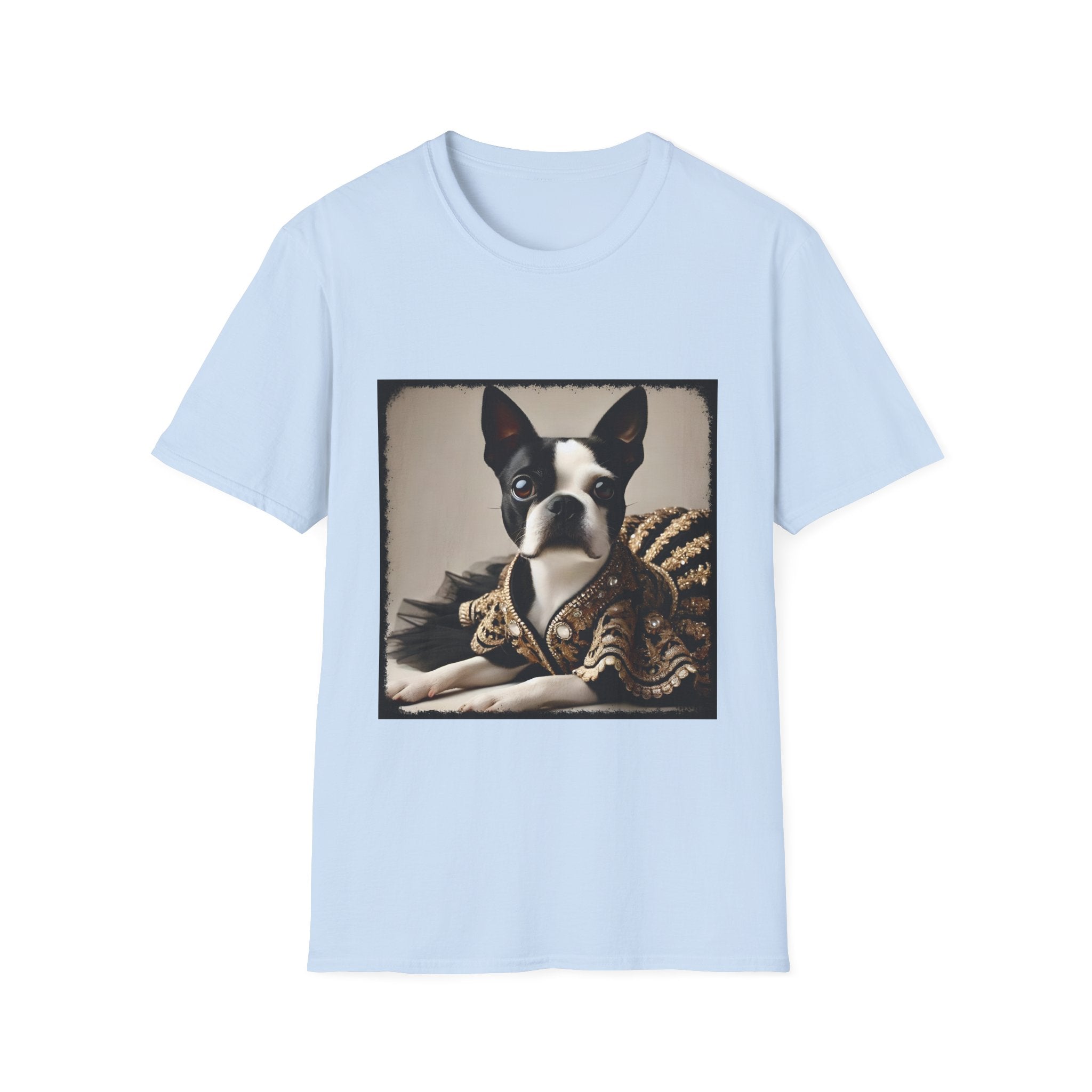 Boston Terrier Brocade Babe | Unisex Dog T-Shirt