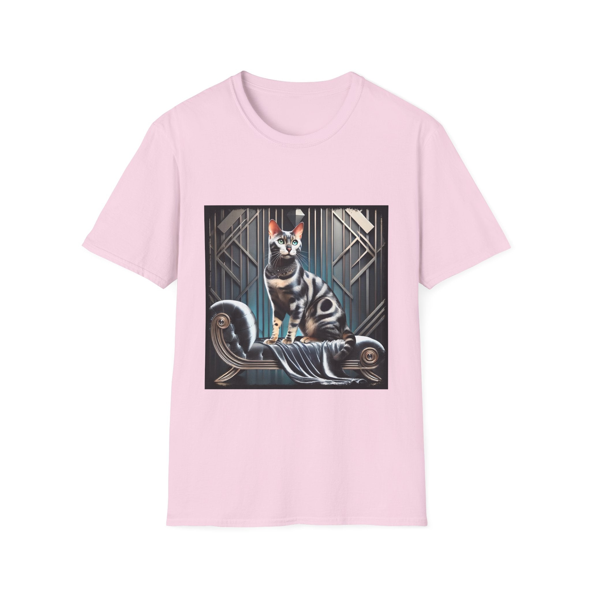 Bengal Cat Silver Icon | Unisex Cat T-Shirt