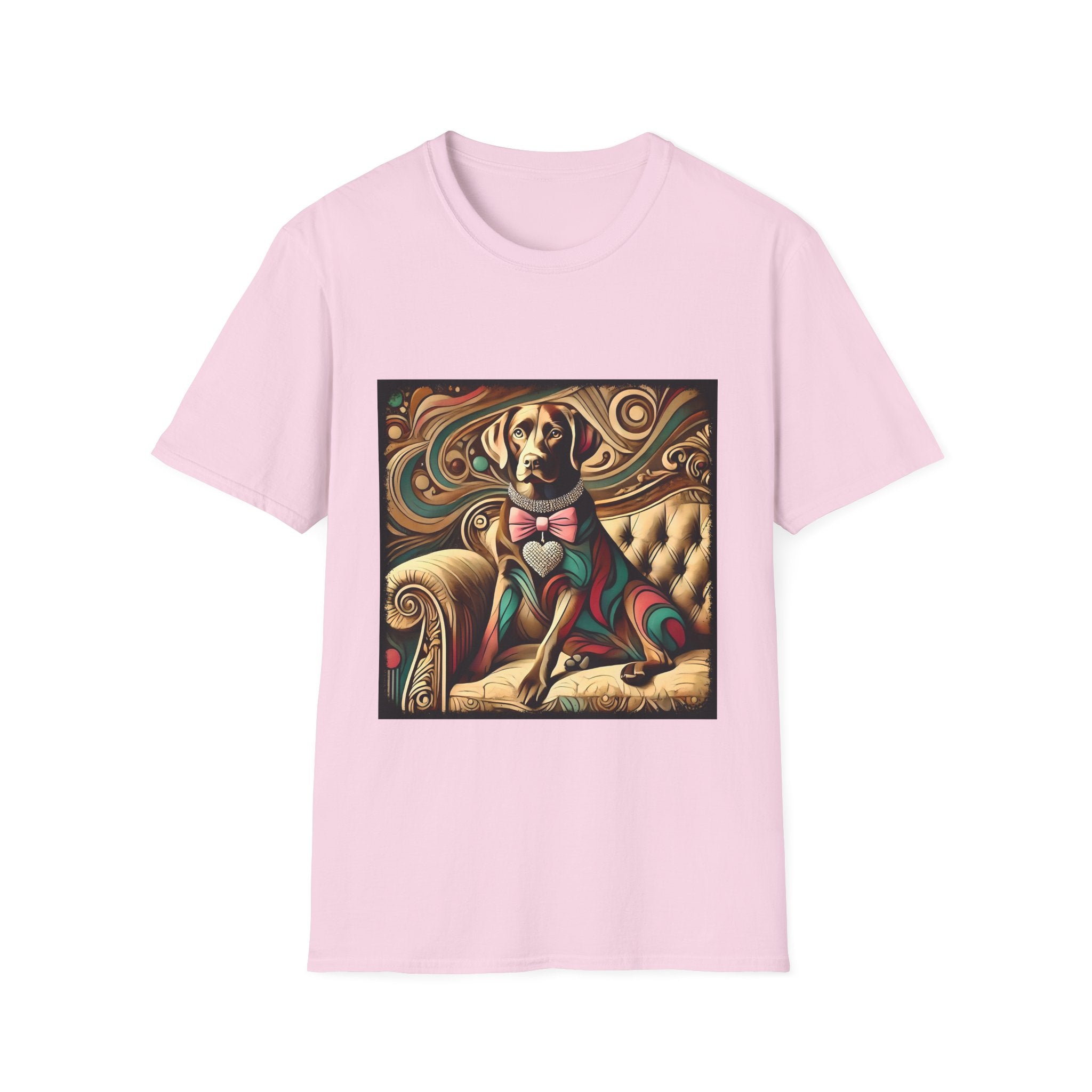 Labrador Retriever Warm Diamond Swirl | Unisex Dog T-Shirt