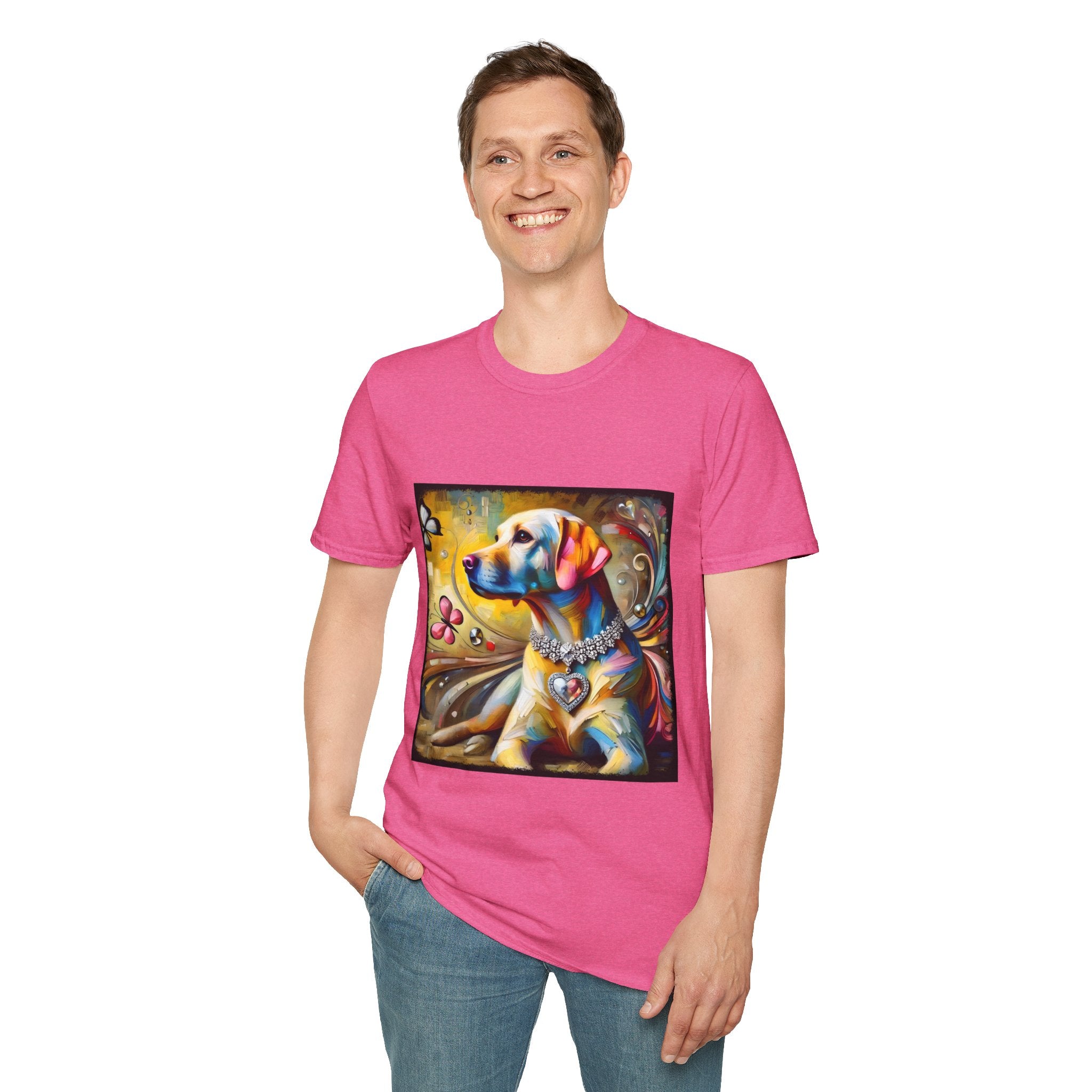 Labrador Retriever Diamond Heart Classic | Unisex Dog T-Shirt