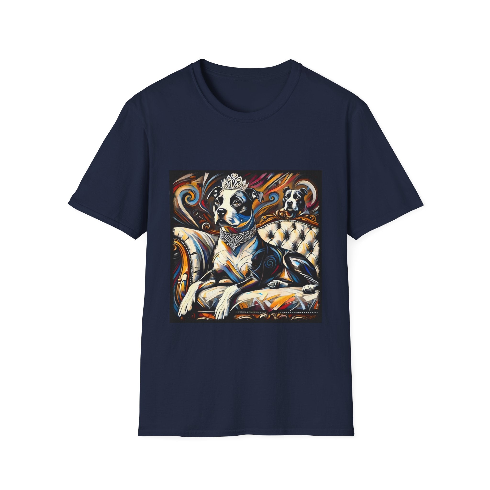 American Pit Bull Terrier Bold Princess Swirl  | Unisex Dog T-Shirt