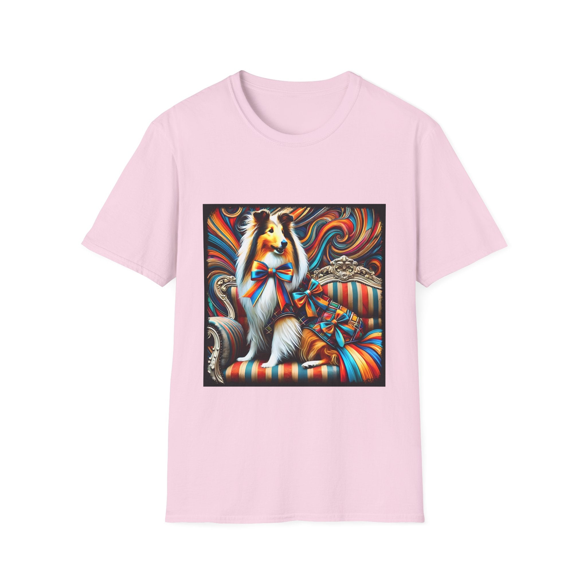 Collie Dynamic Swirl | Unisex Dog T-Shirt