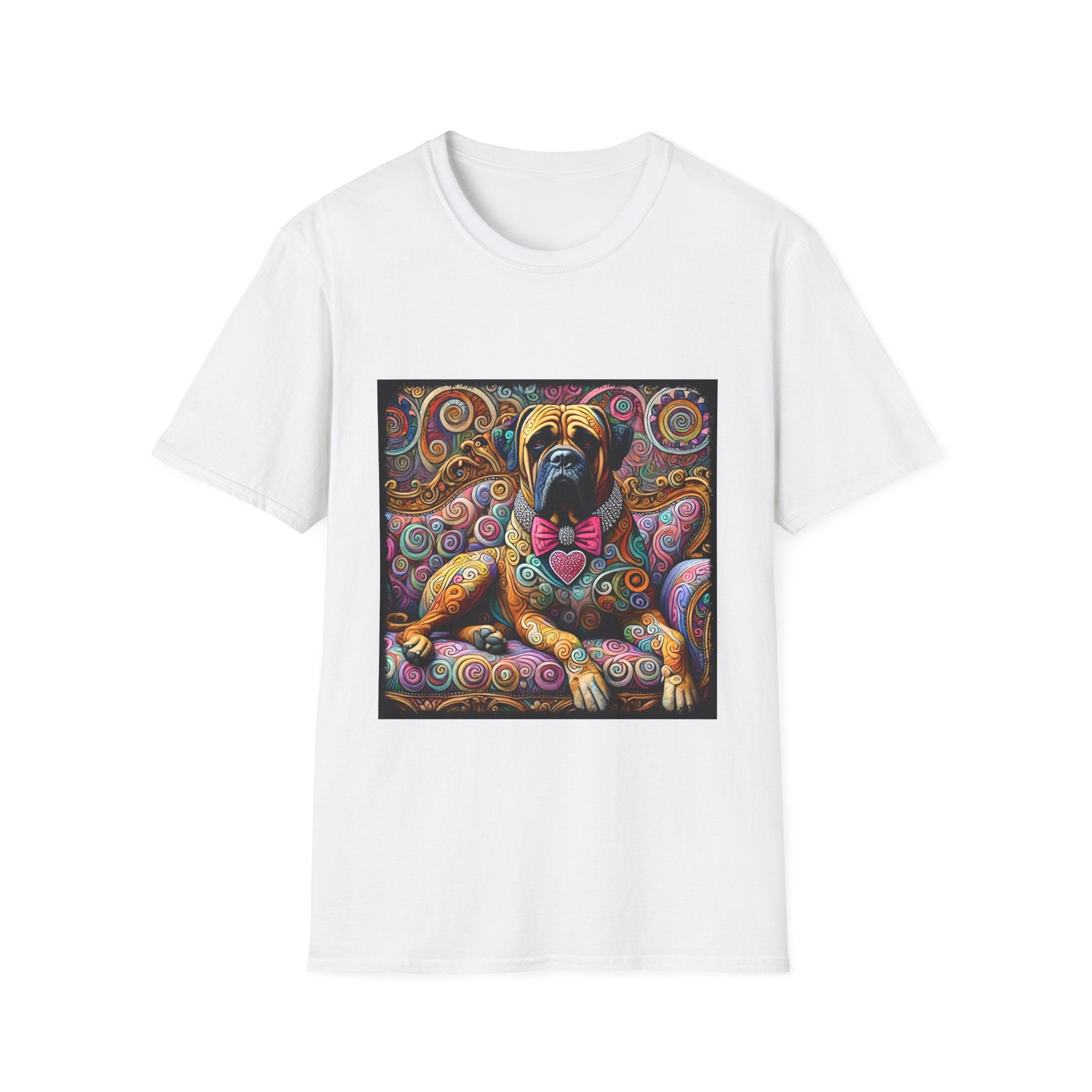 Bullmastiff Love Swirl | Unisex Dog T-Shirt