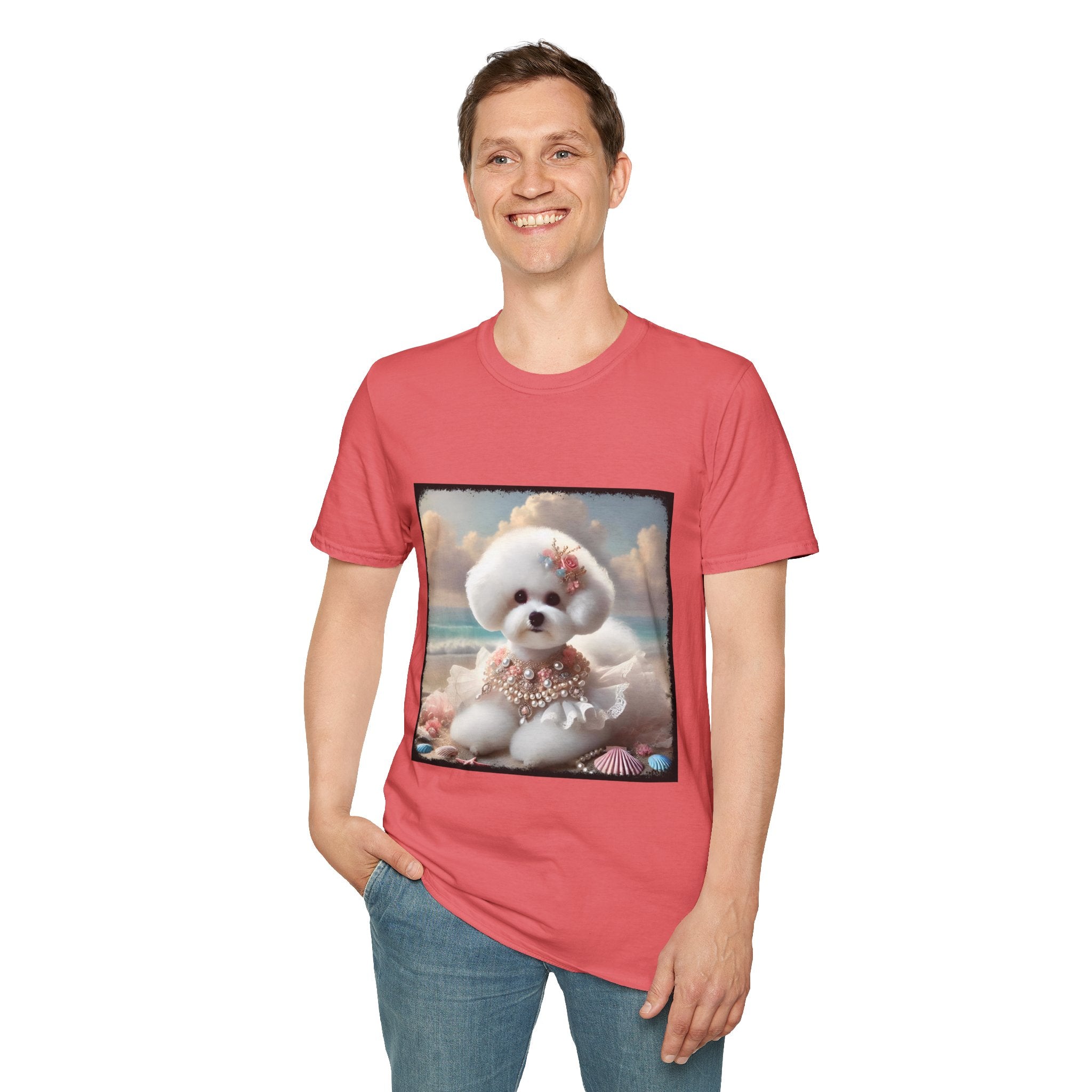 Bichon Frise Beach Beauty | Unisex Dog T-Shirt