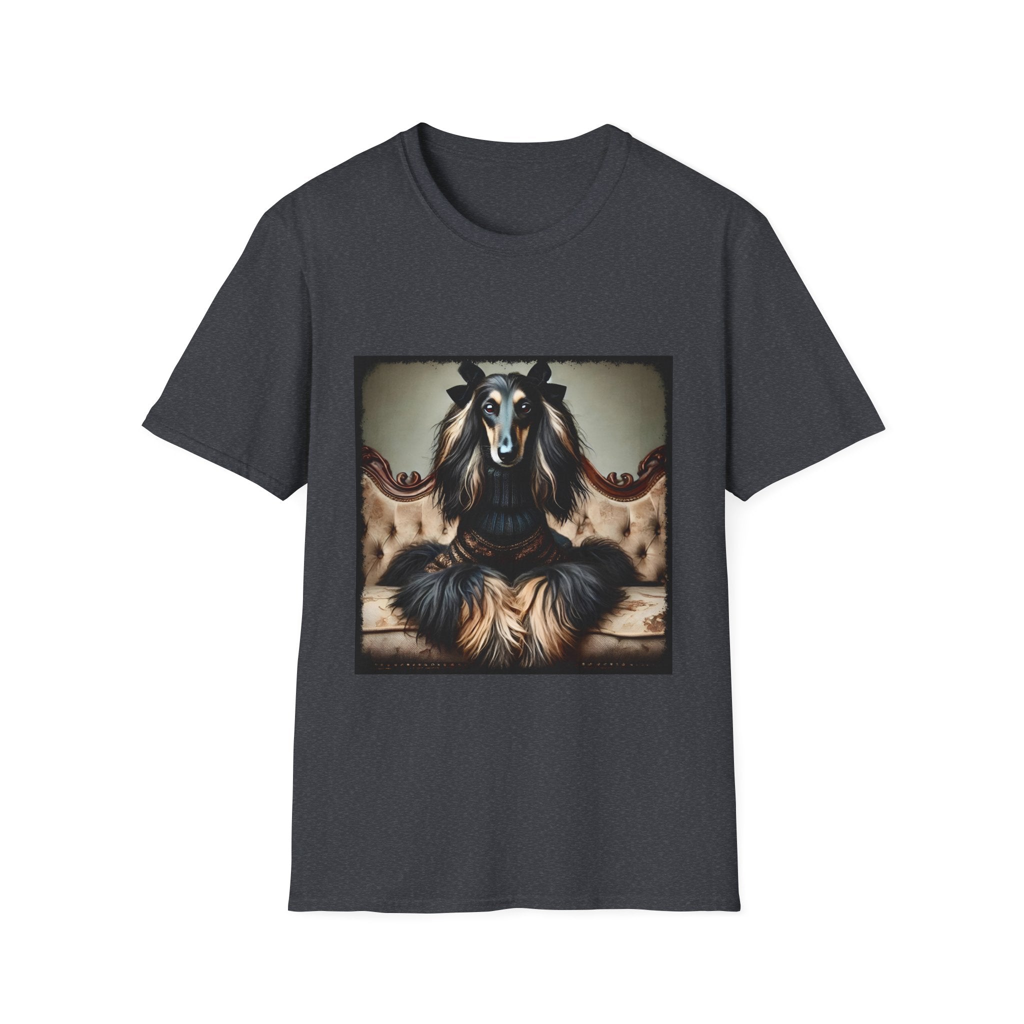 Afghan Hound Bold Icon | Unisex Dog T-Shirt