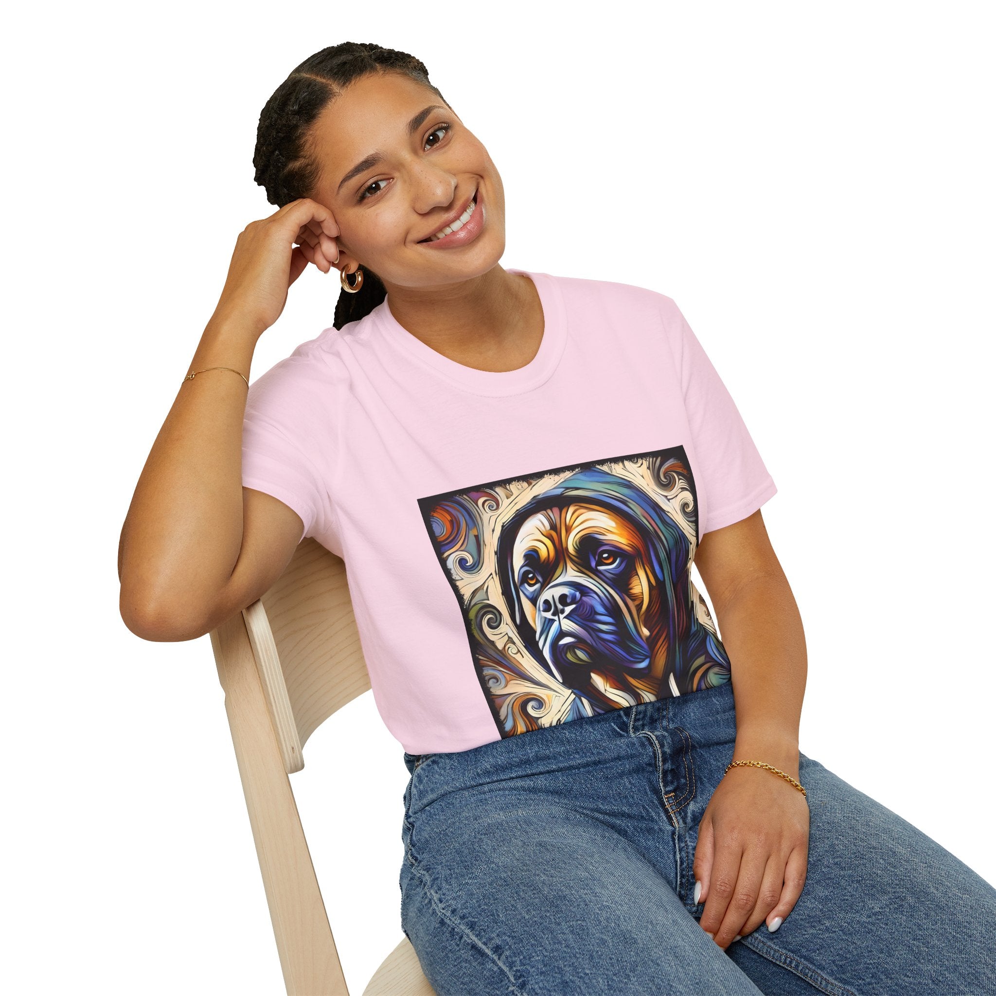 Bullmastiff Relaxed Swirl | Unisex Dog T-Shirt