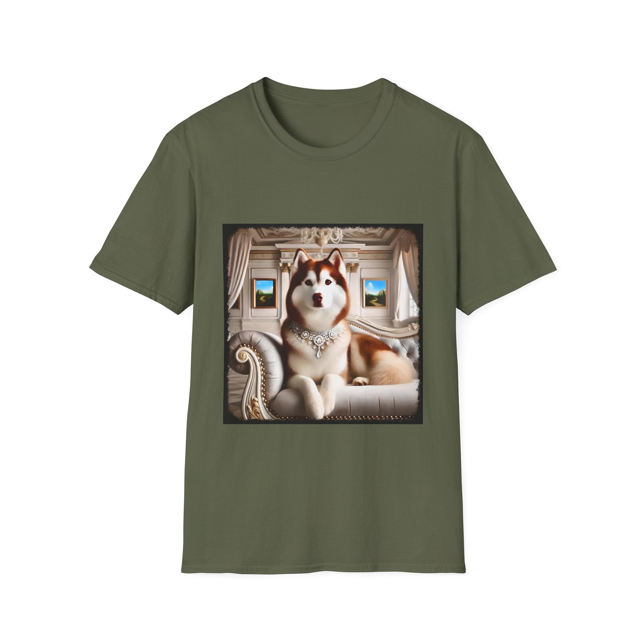 Siberian Husky Red Princess | Unisex Dog T-Shirt