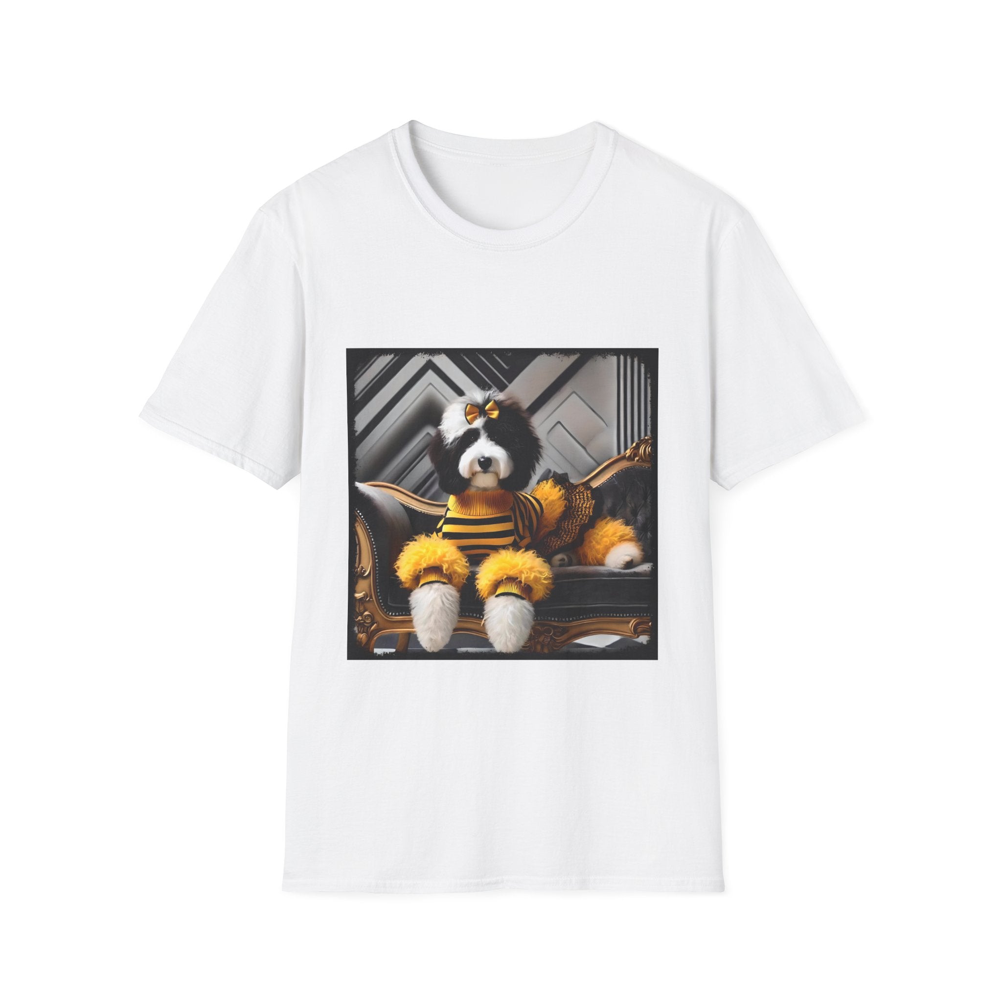 Sheepadoodle Golden Icon | Unisex Dog T-Shirt