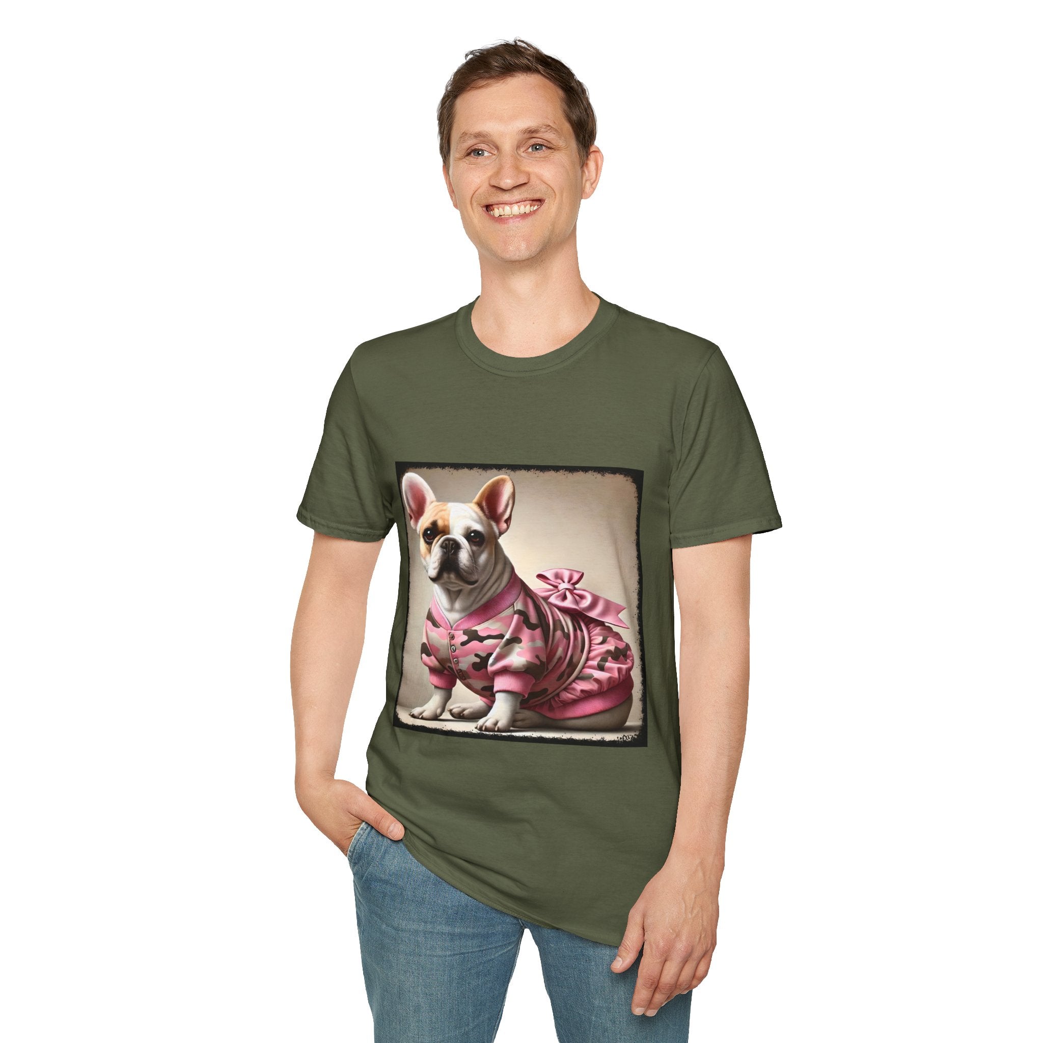 French Bulldog Camo Babygirl | Unisex Dog T-Shirt