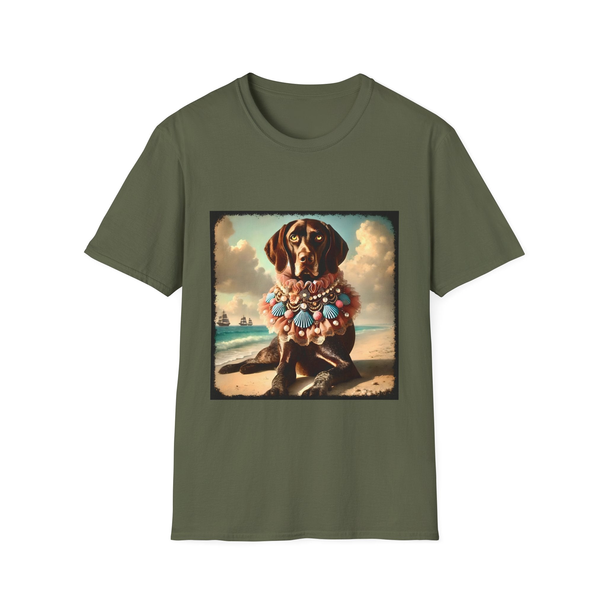 German Shorthaired Pointer Beach Babe | Unisex Dog T-Shirt