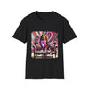 Basset Hound Pink Swirl Bold | Unisex Dog T-Shirt