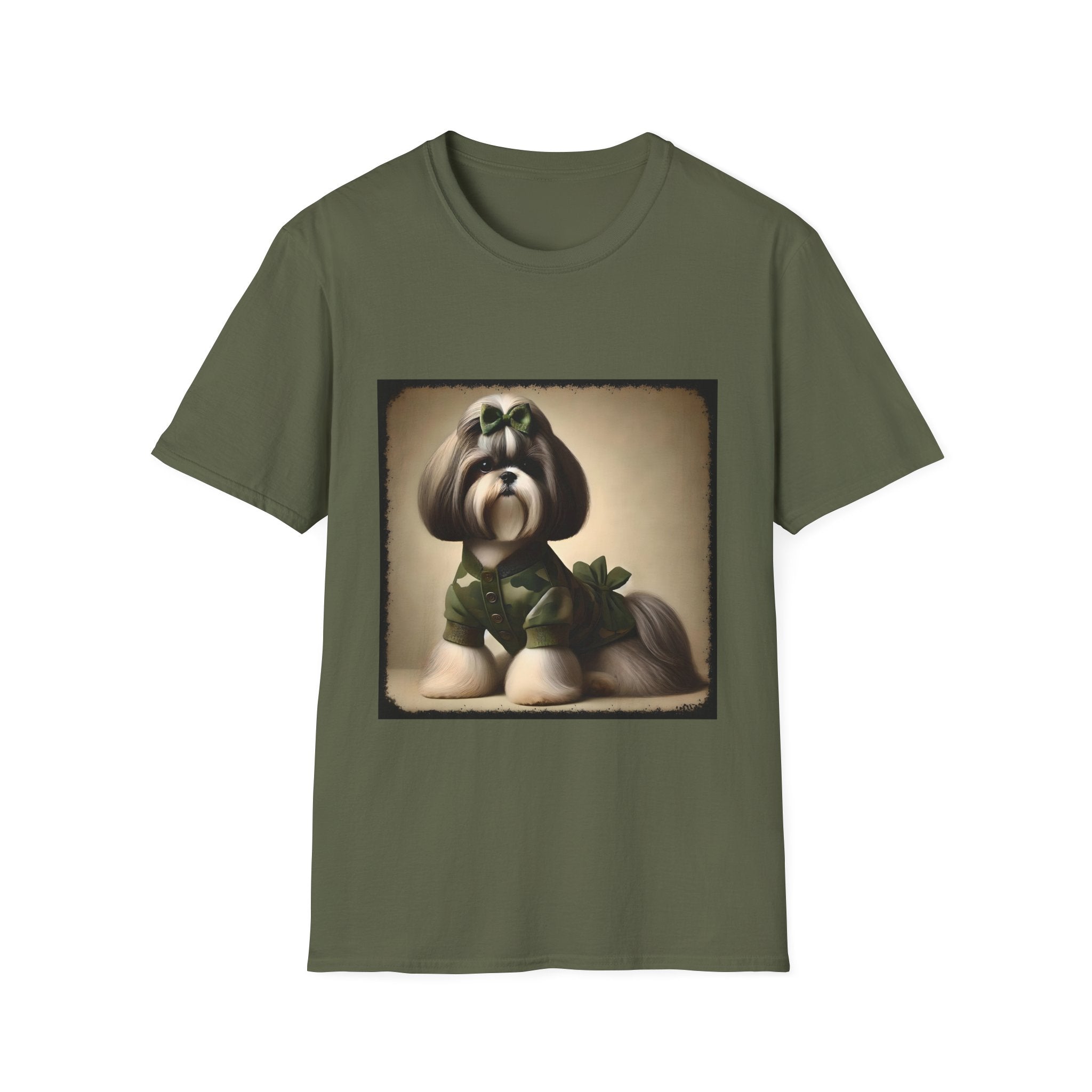 Shih Tzu Camo Cutie II | Unisex Dog T-Shirt